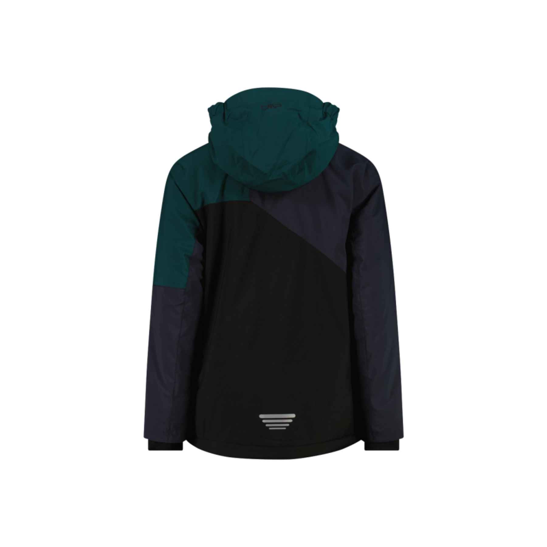 CMP Boy's Twill Ski Jacket in Nero Anthracite Alpine