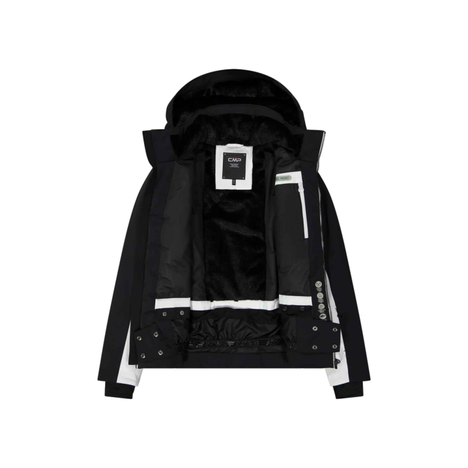CMP Women's Twill Ski Jacket in Black