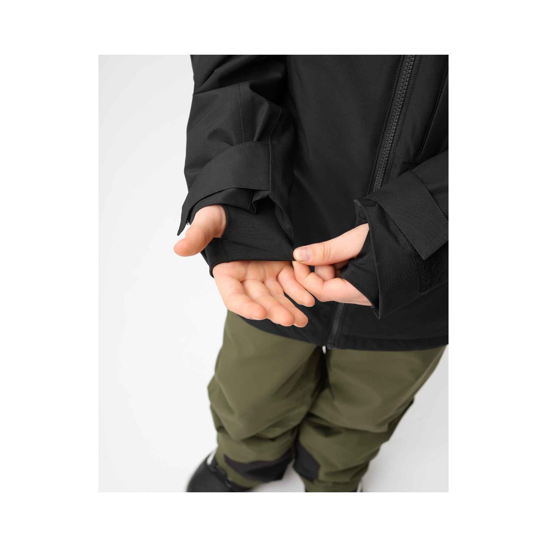 Colourwear Youth Pow Jacket in Black