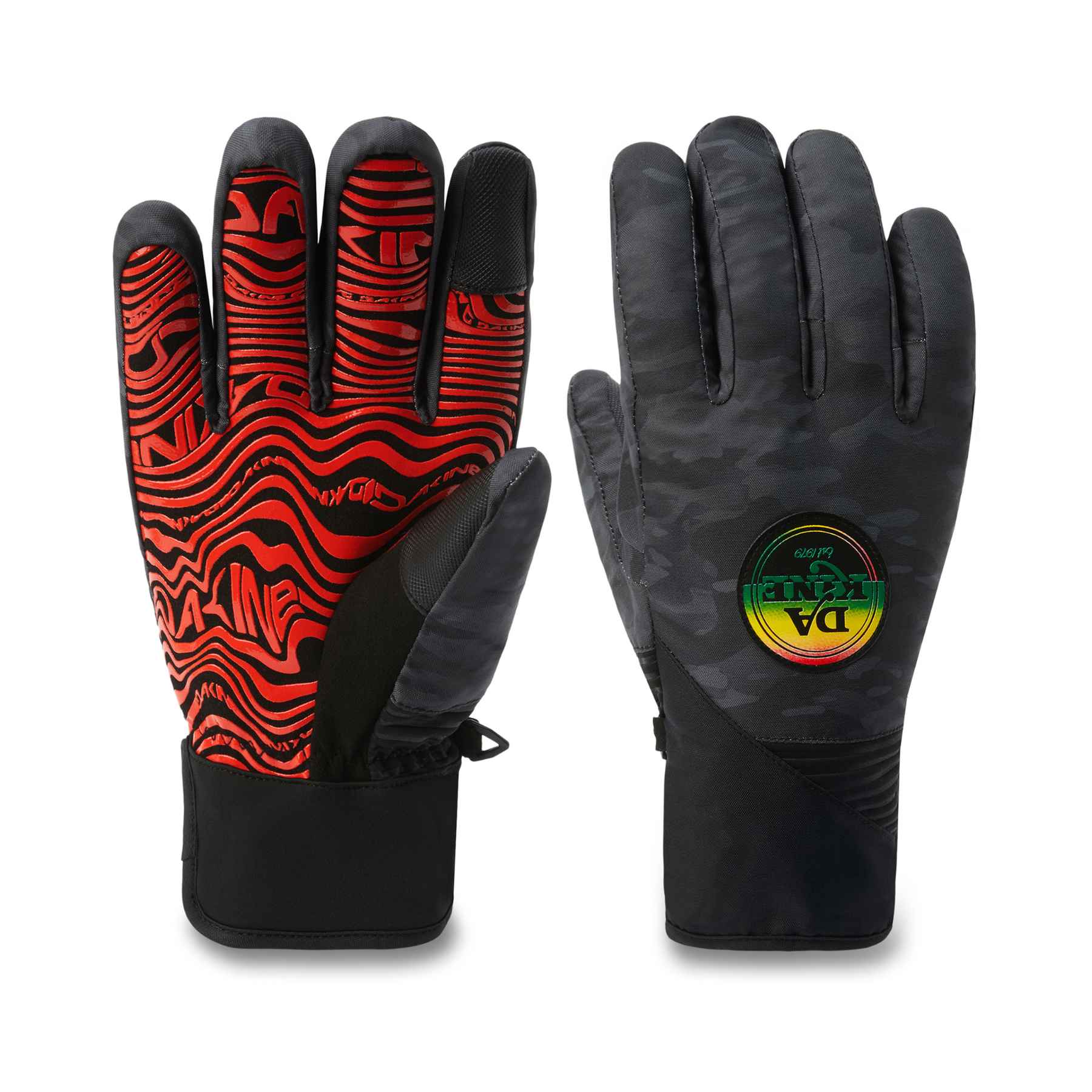 Dakine Crossfire Glove in Black Vintage Camo