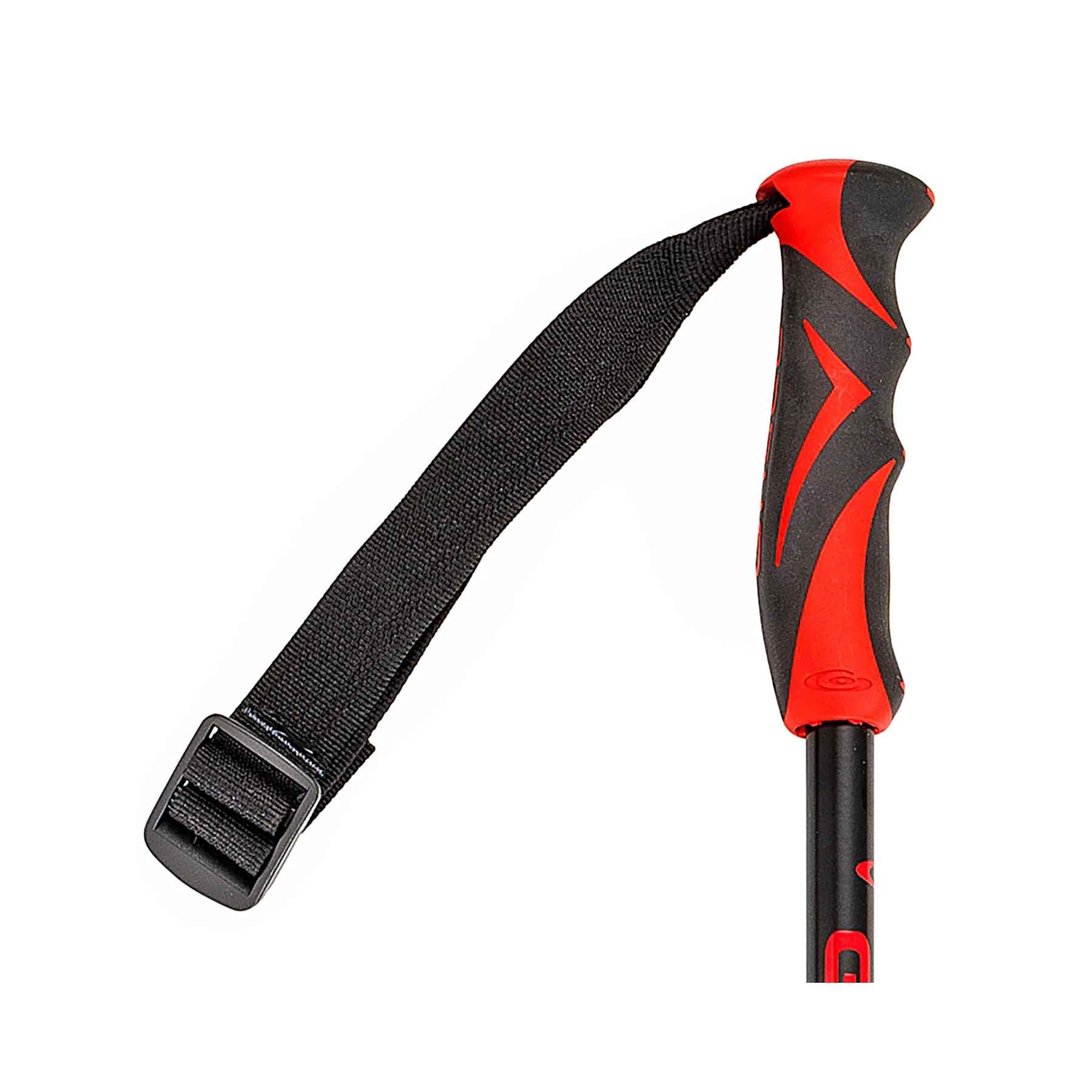 Gabel CVX Ski Poles in Black/Red