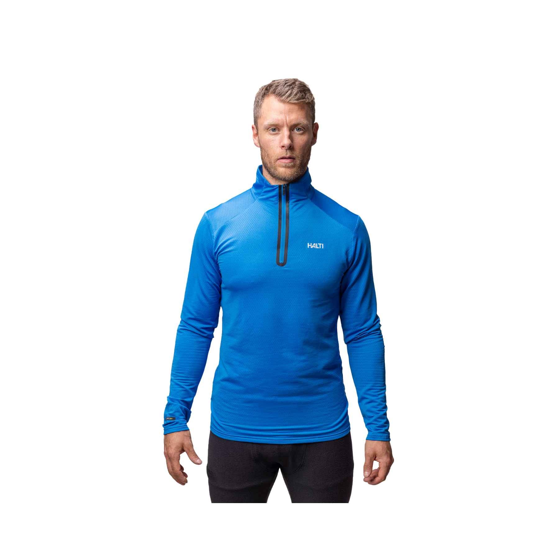 Halti Jaako M Half Zip in Electric Blue Lemonade