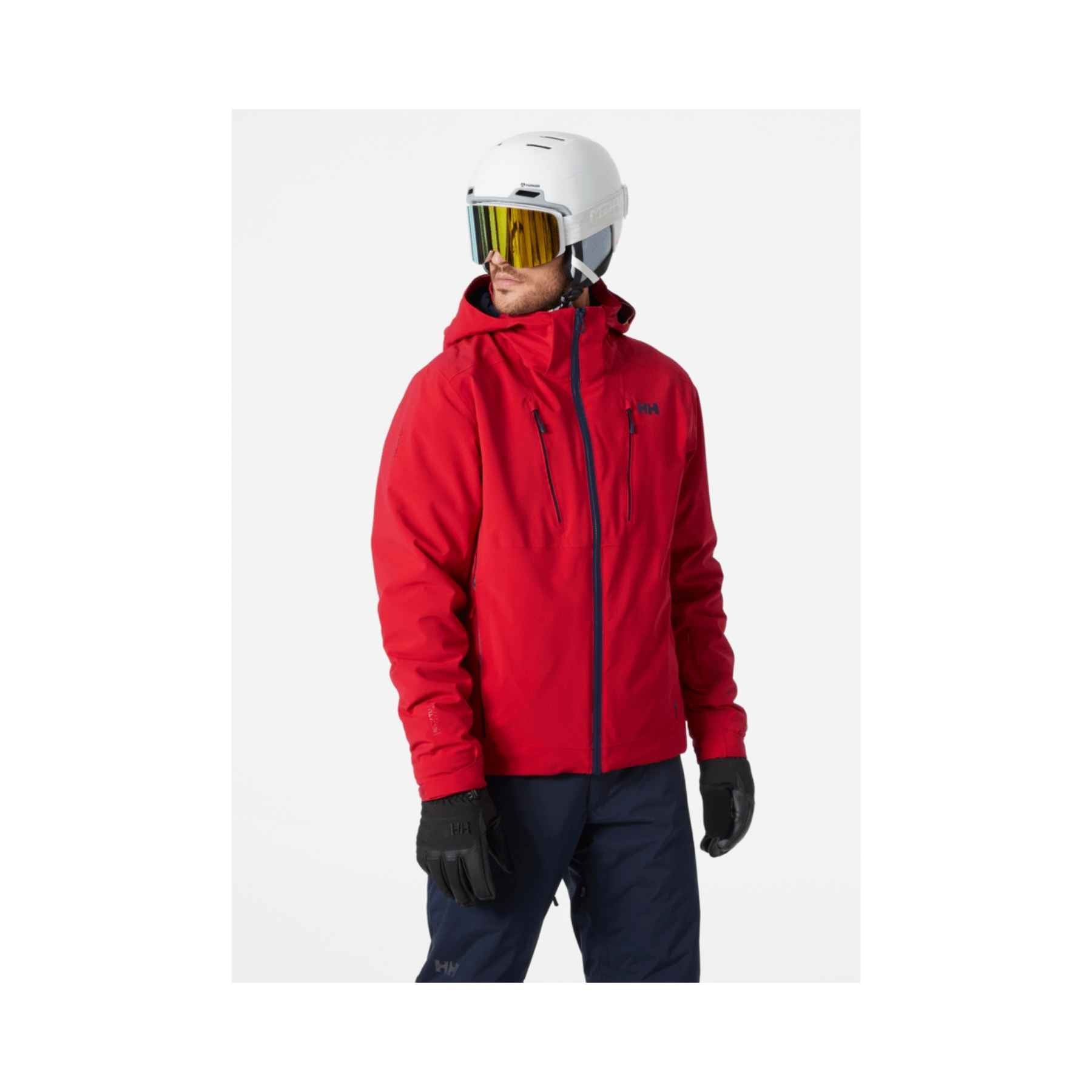 Helly Hansen Alpha Red Mens Ski Jacket