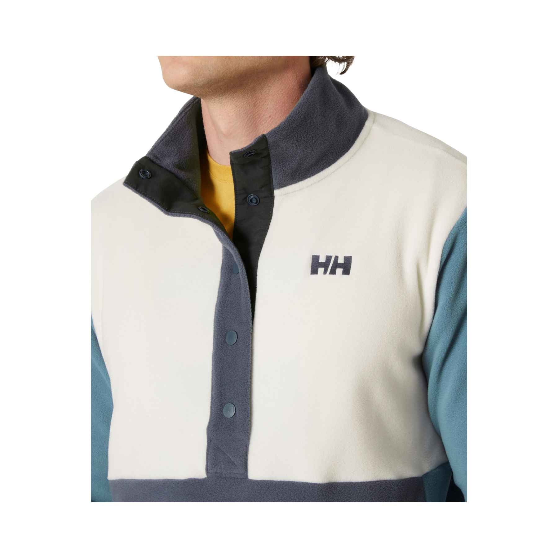 Helly Hansen Daybreaker Snap Pullover in Washed Navy