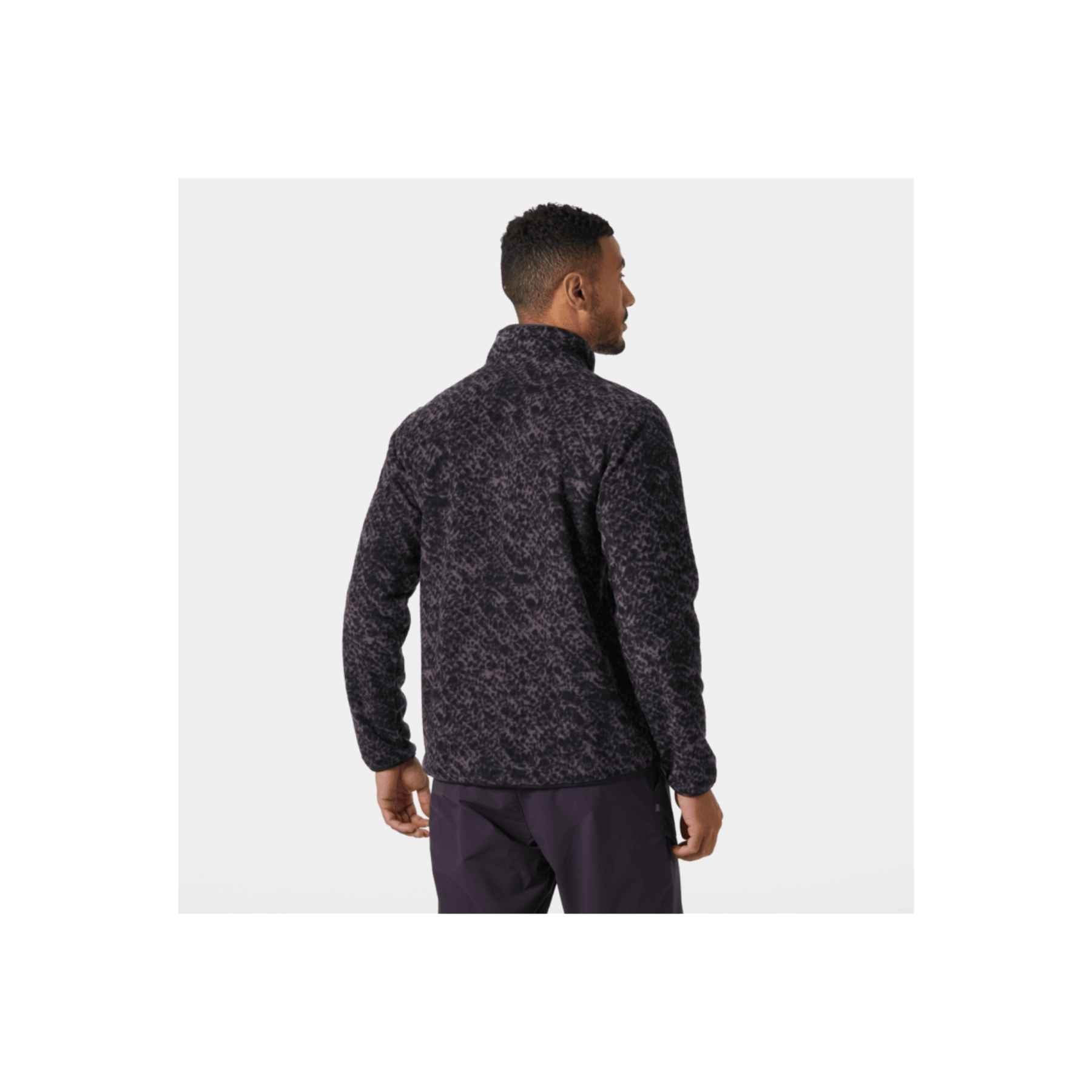 Helly Hansen Maridalen Printed Fleece in Black Grape