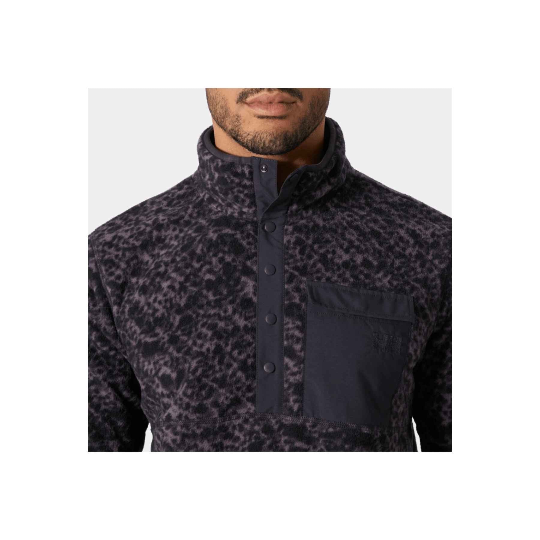 Helly Hansen Maridalen Printed Fleece in Black Grape