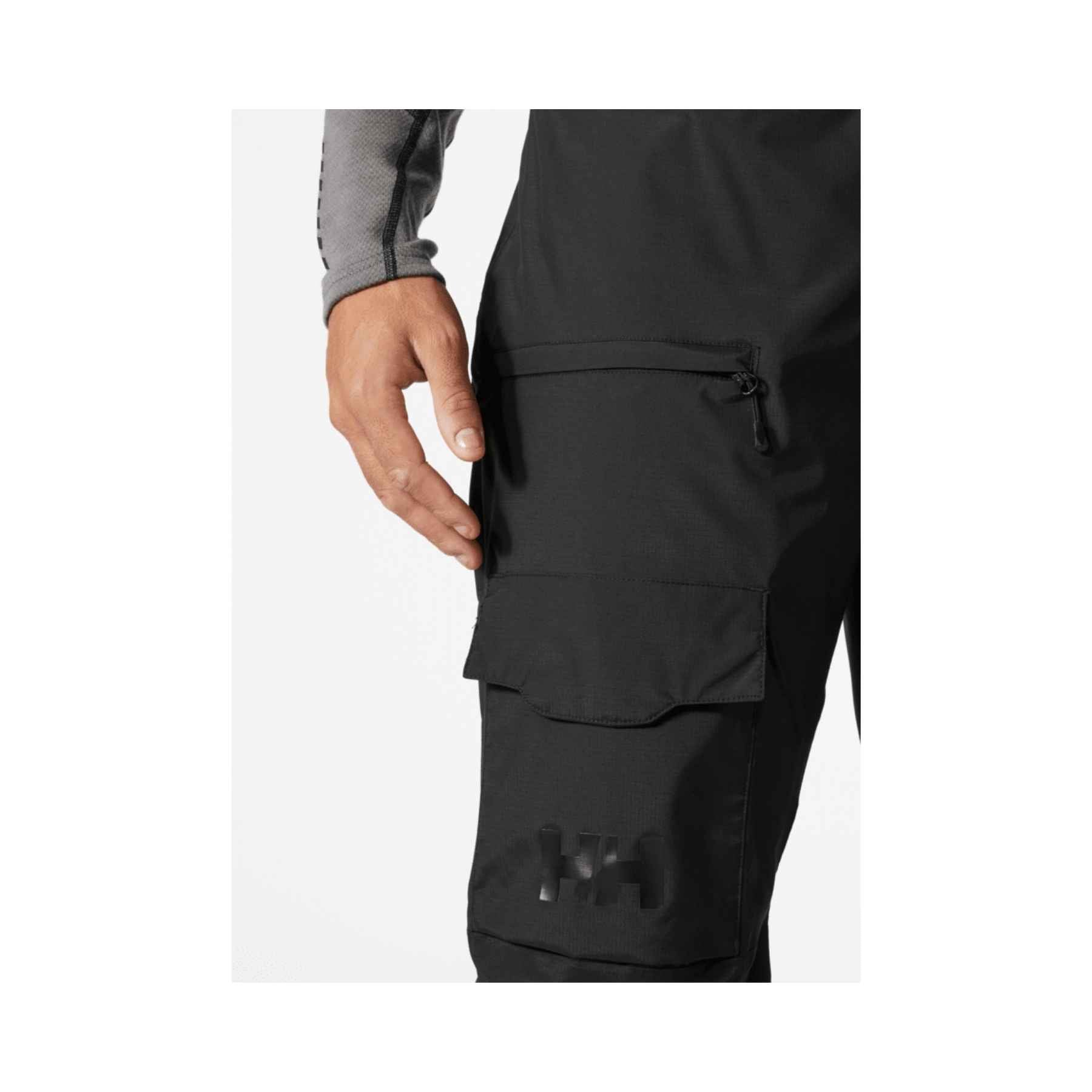 Helly Hansen Sogn Bib Cargo Pants in Black