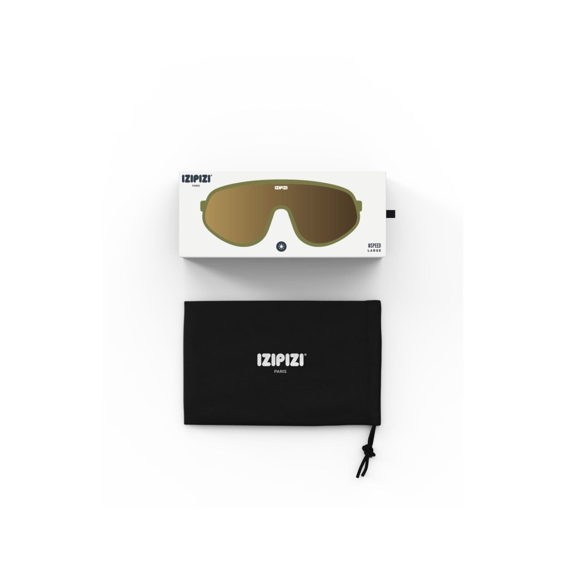 Izipizi Speed L Kaki Green Sunglasses