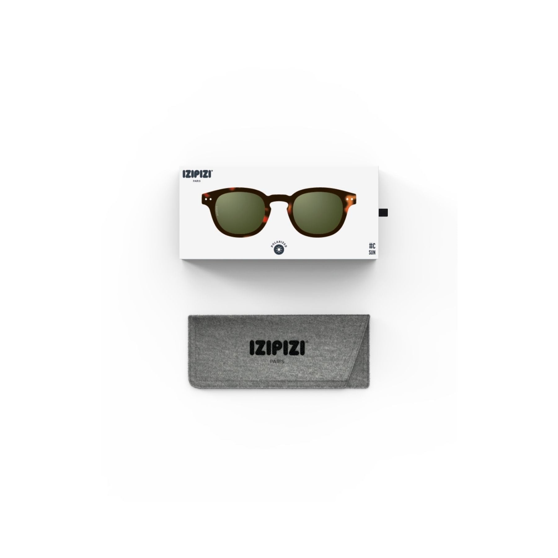 Izipizi Sun #C Tortoise Polarized Sunglasses