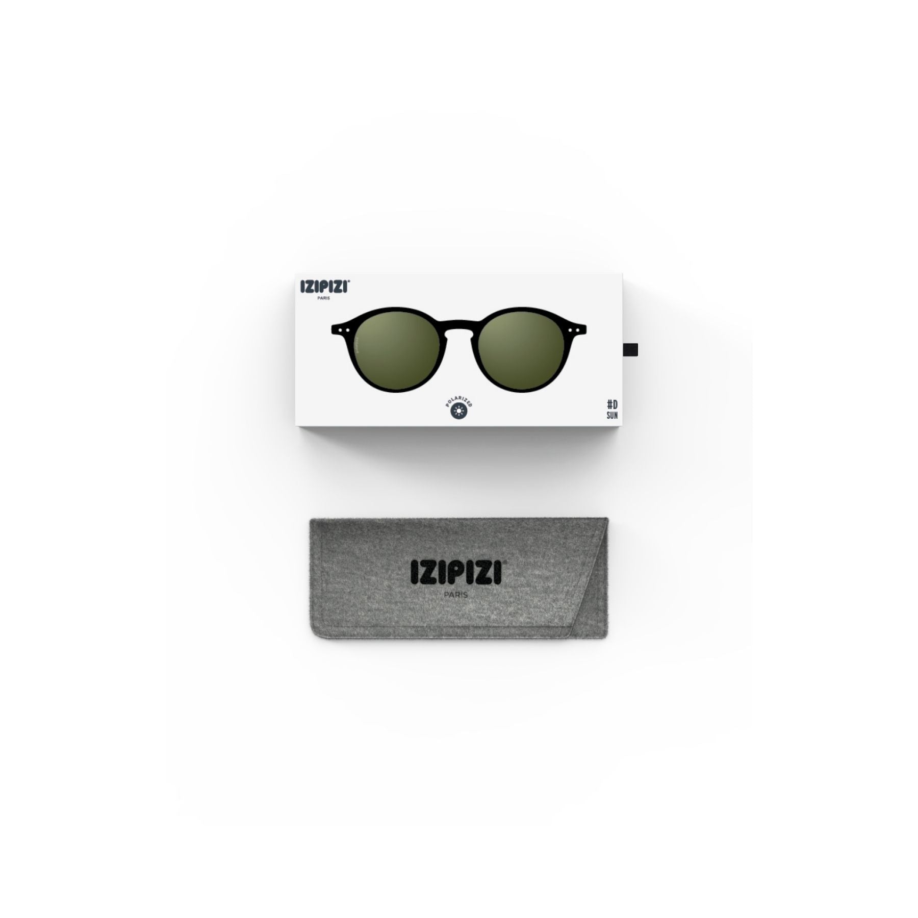 Izipizi Sun #D Black Polarized Sunglasses