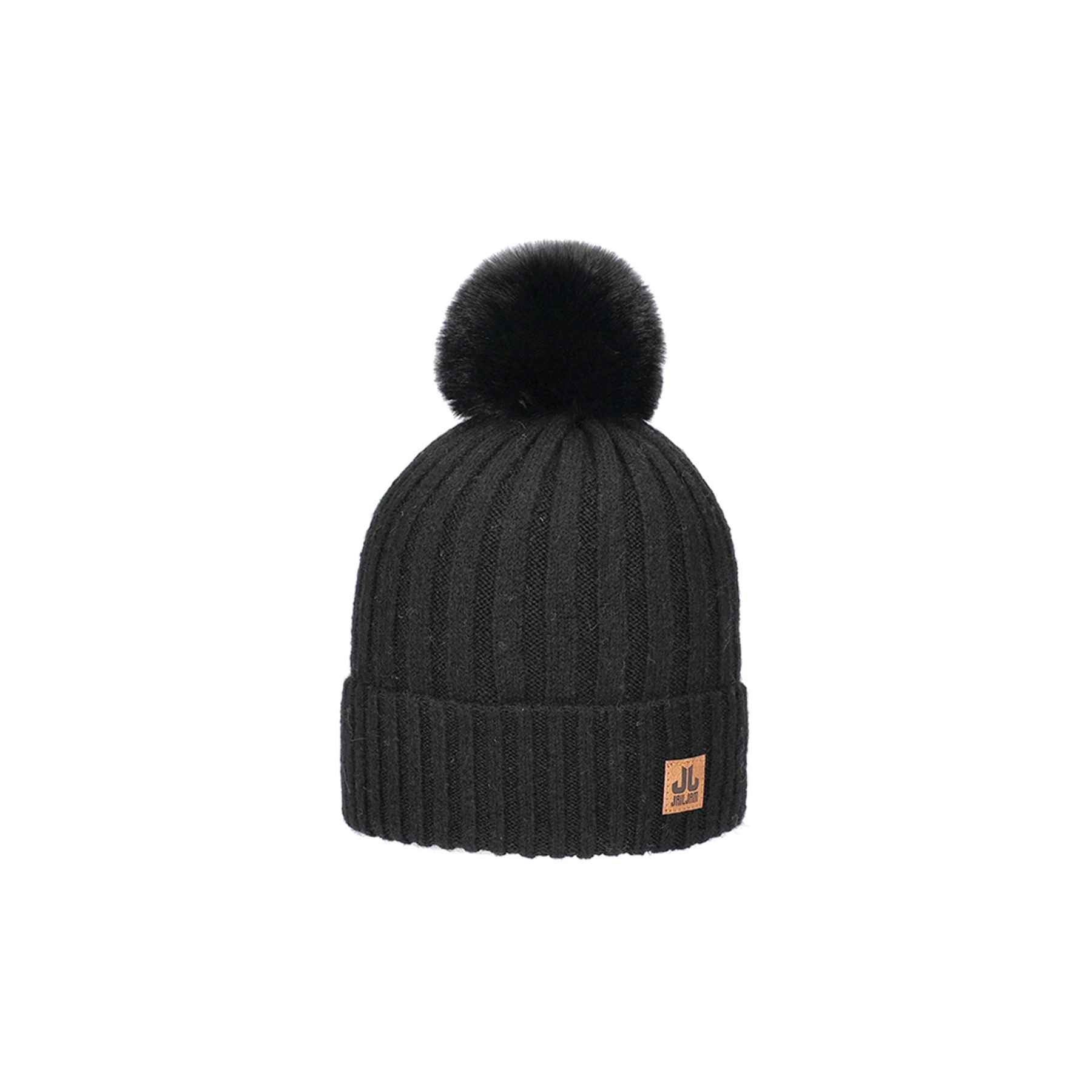 JailJam Golden Gate Bobble Hat in Black