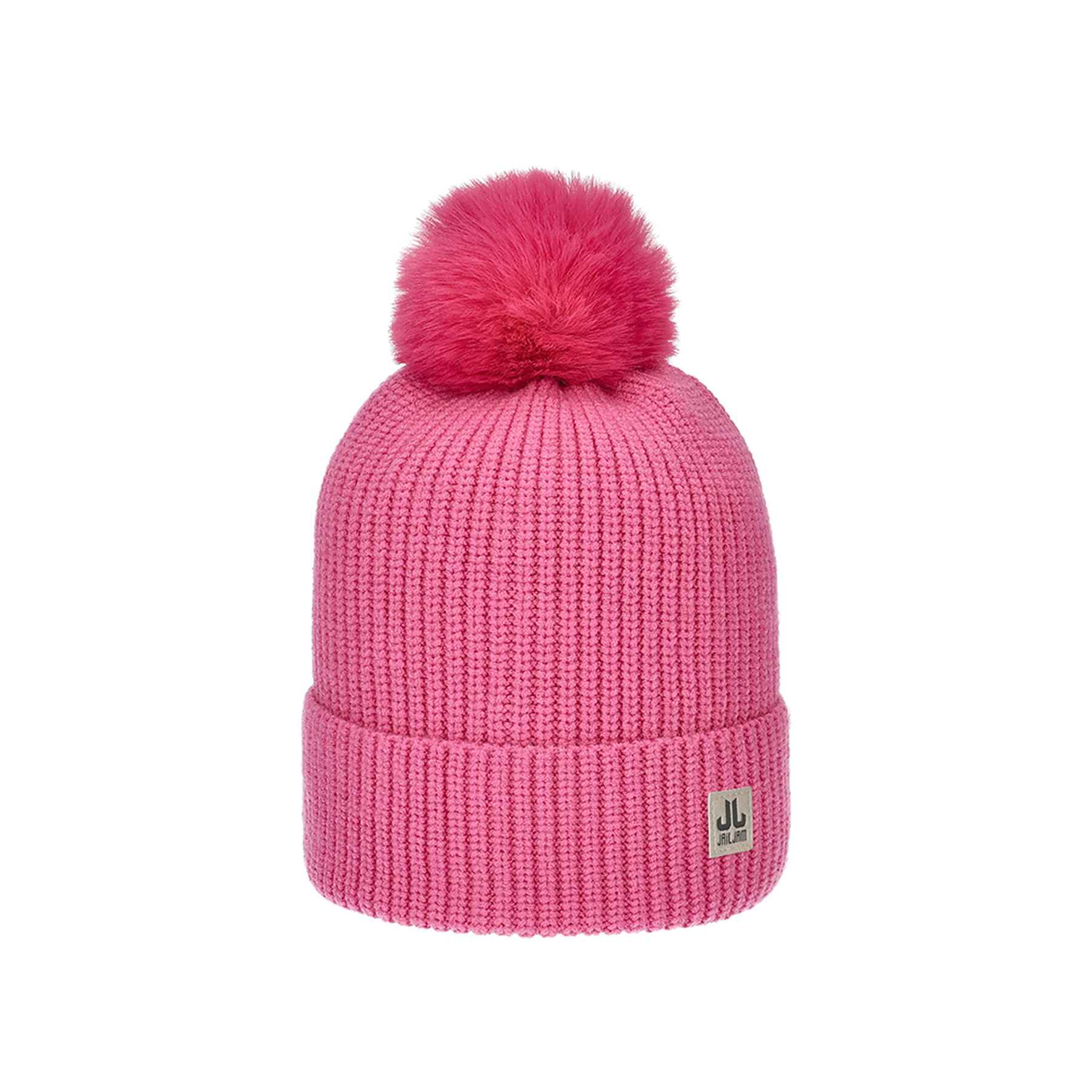 JailJam Kids Peggy Bobble Hat in Fuchsia