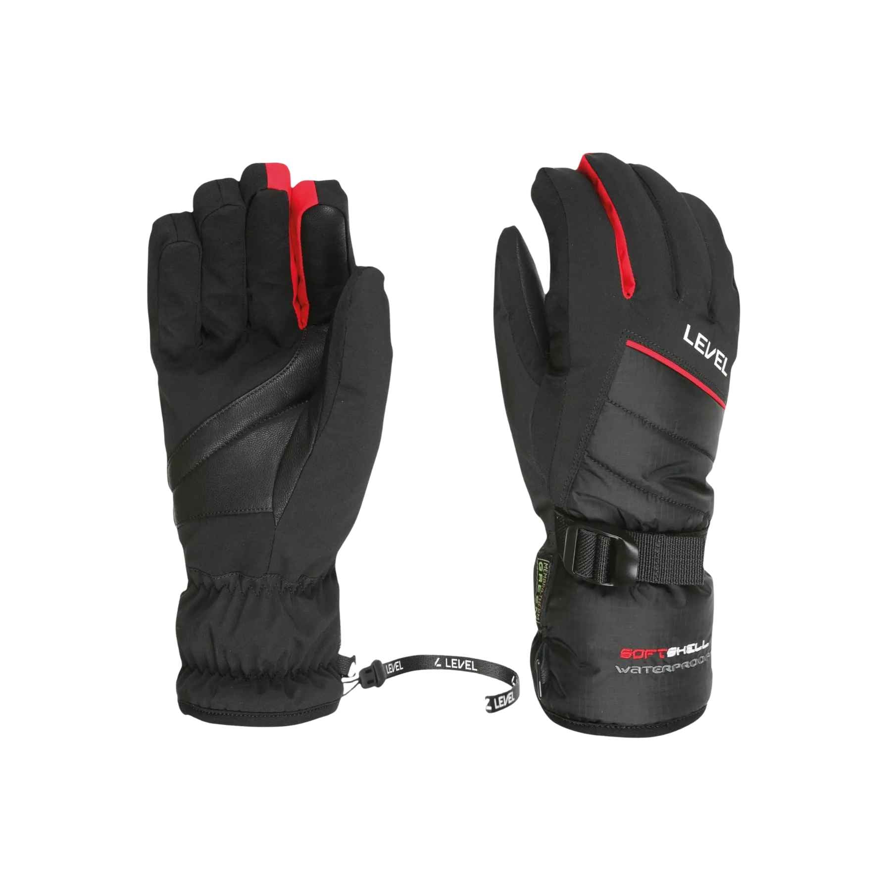 Level Champ Gloves in Red