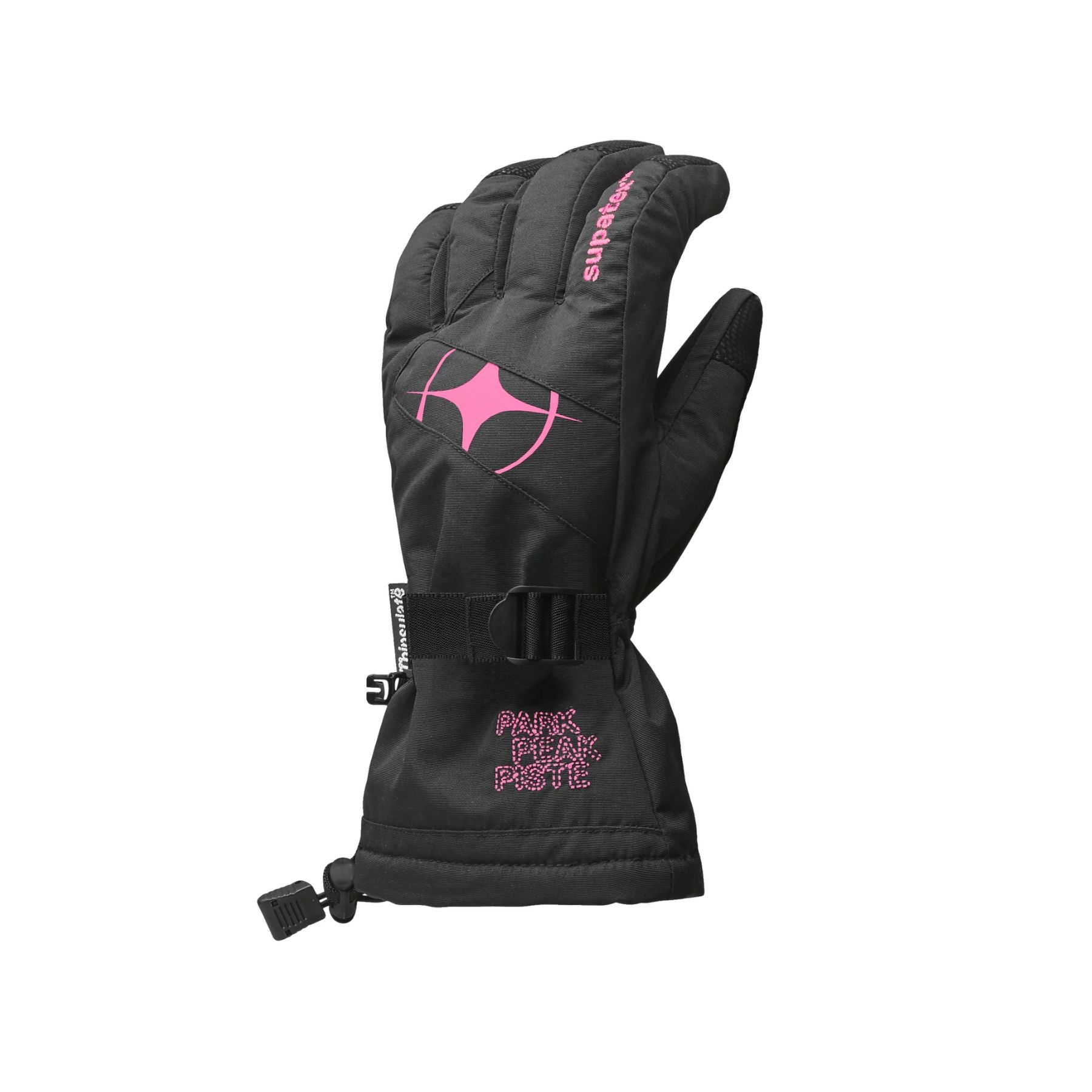 Manbi Kid's Epic Glove in Black/Fuchsia