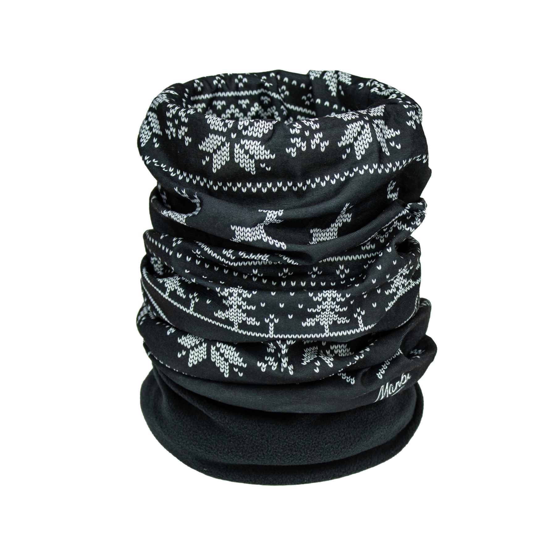 Manbi Patterned Hula Halfie in Alpine Black