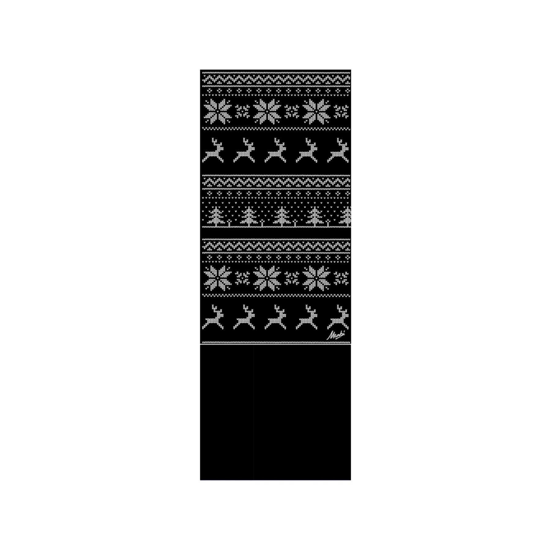 Manbi Patterned Hula Halfie in Alpine Black
