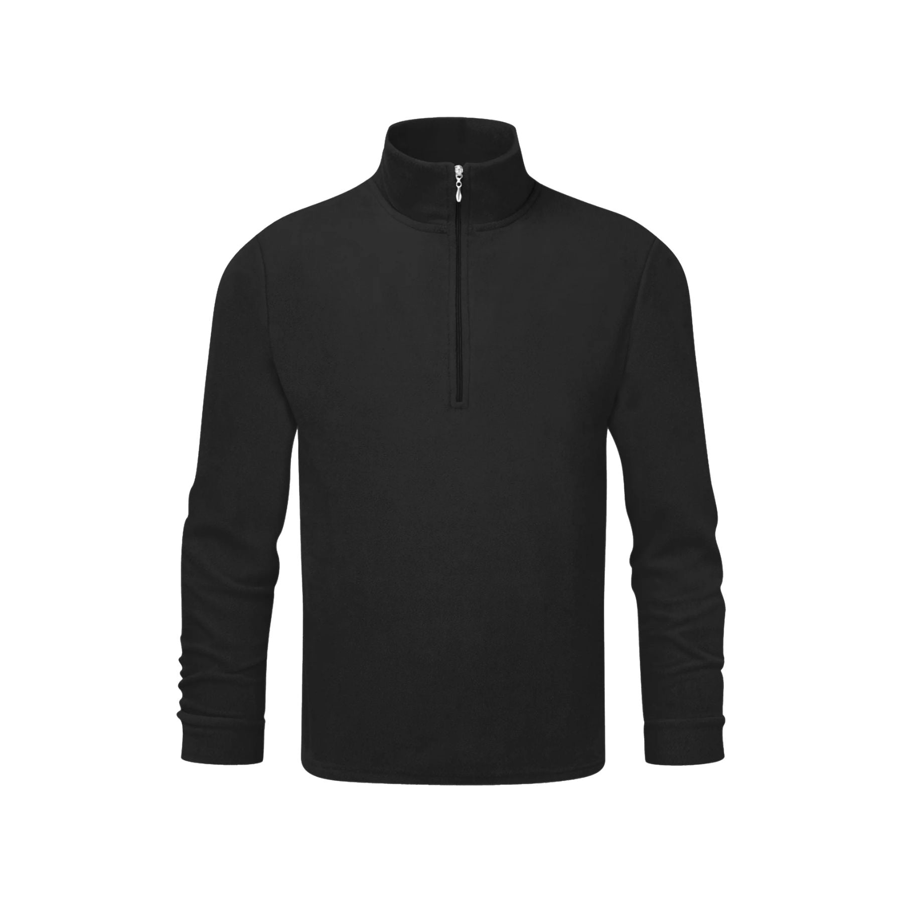 Manbi Kid's Zip Microfleece in Black