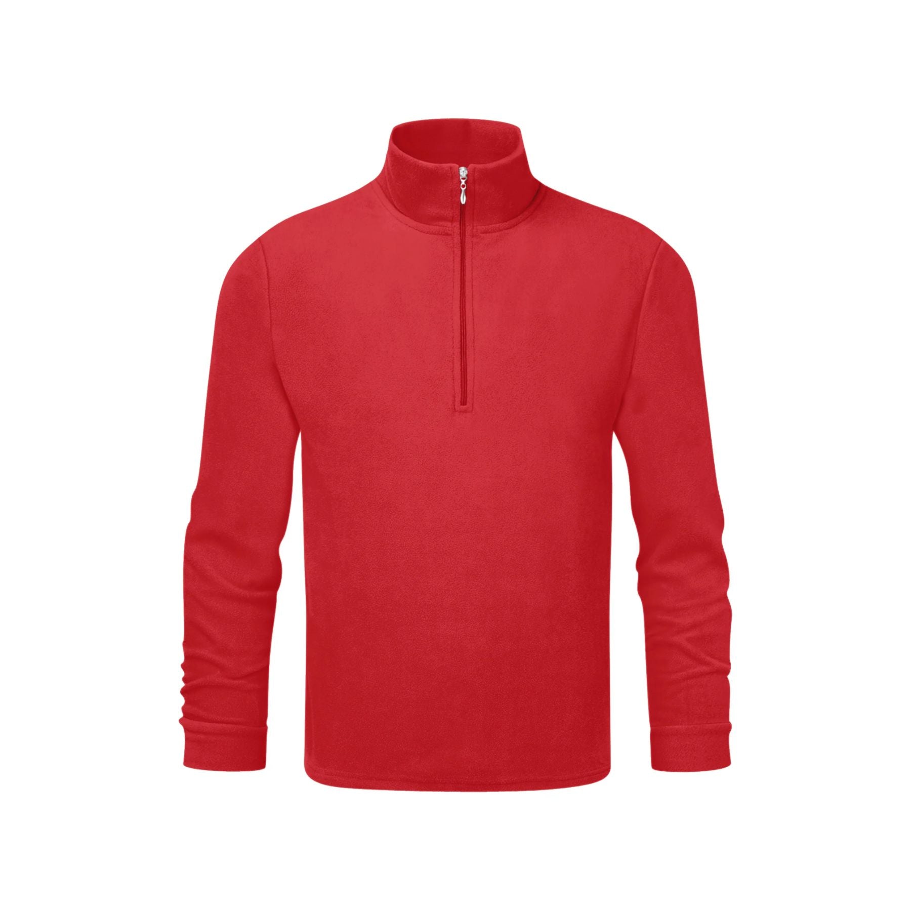 Manbi Kid's Zip Microfleece in True Red