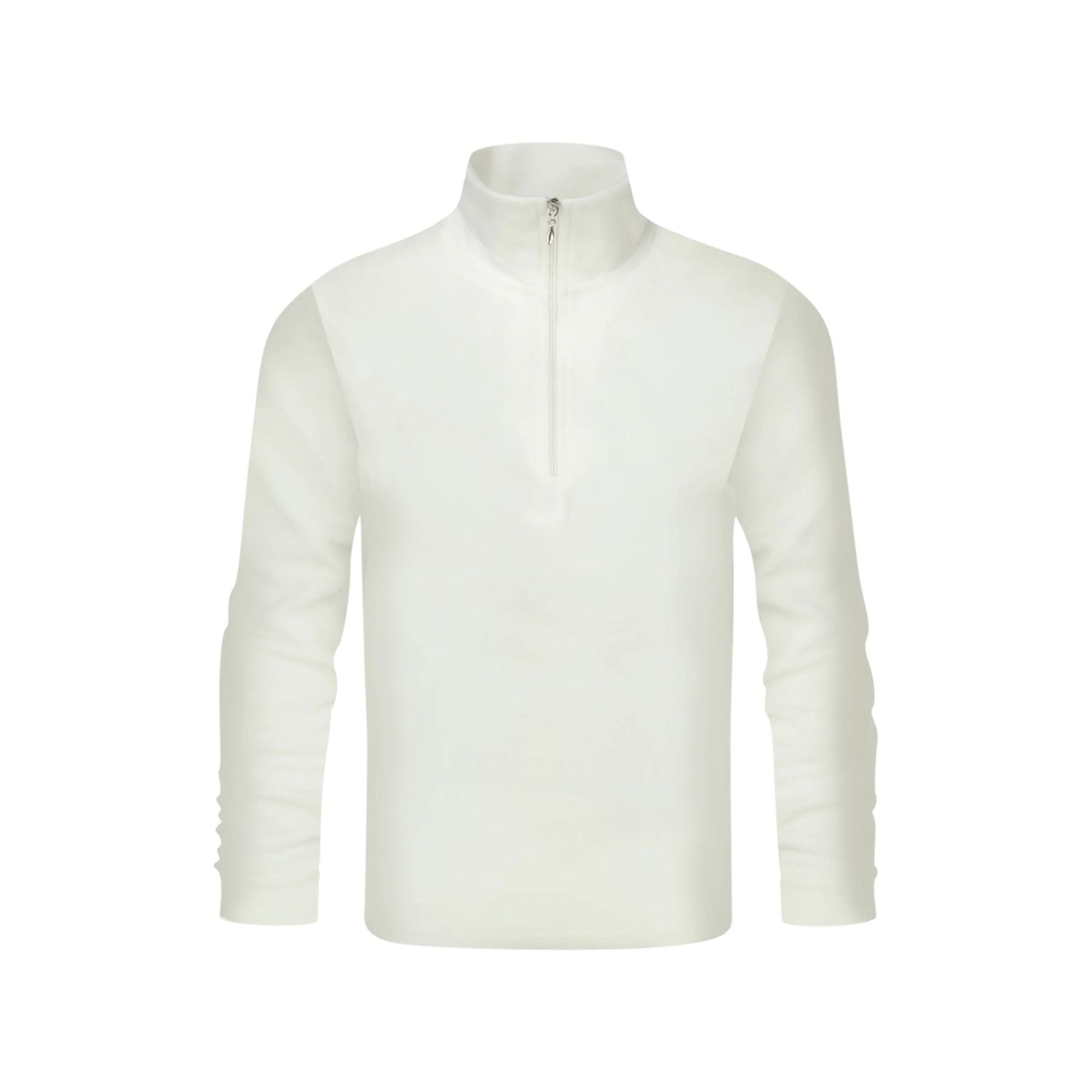 Manbi Kid's Zip Microfleece in Winter White