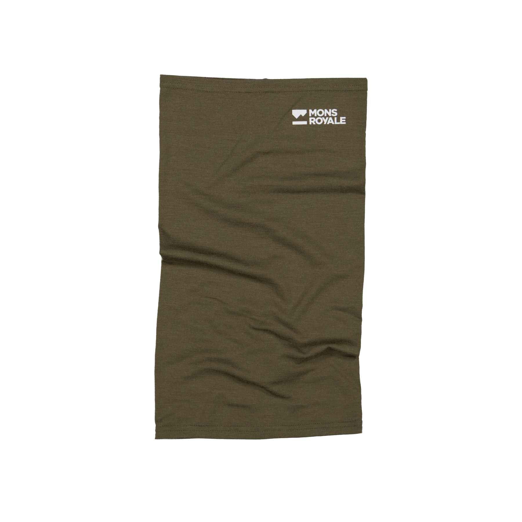 Mons Royale Daily Dose Merino Neckwarmer in Dark Olive