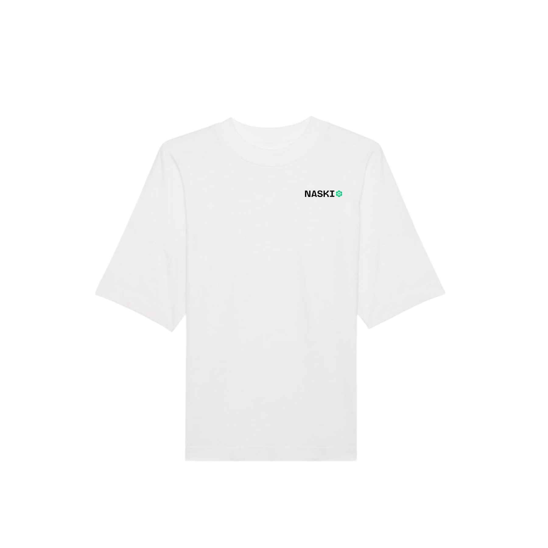 Naski 'The Classic' Blaster Tee in White