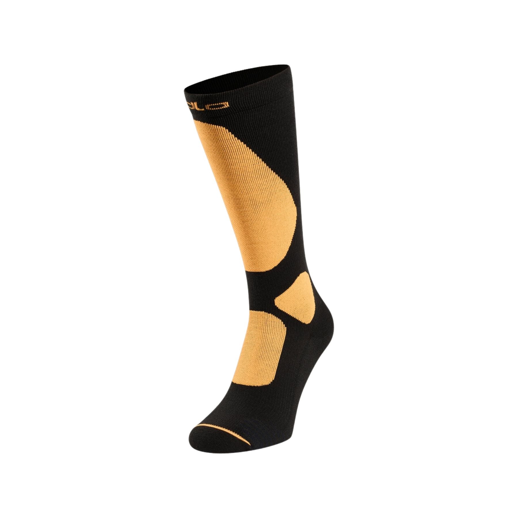 Odlo Active Warm Essentials Ski Sock in Black/Live Wire