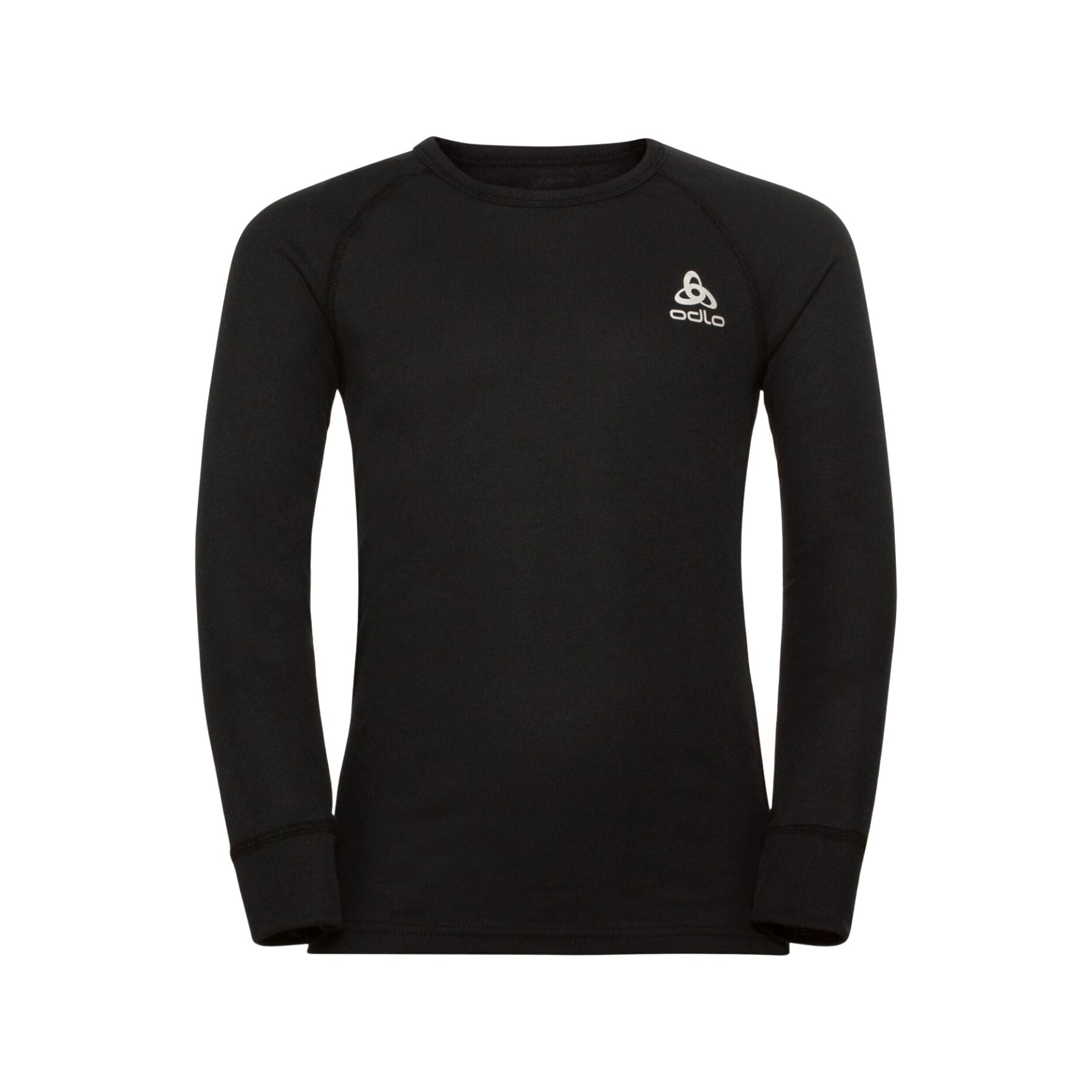 Odlo Kid's Active Warm Base Layer Top in Black