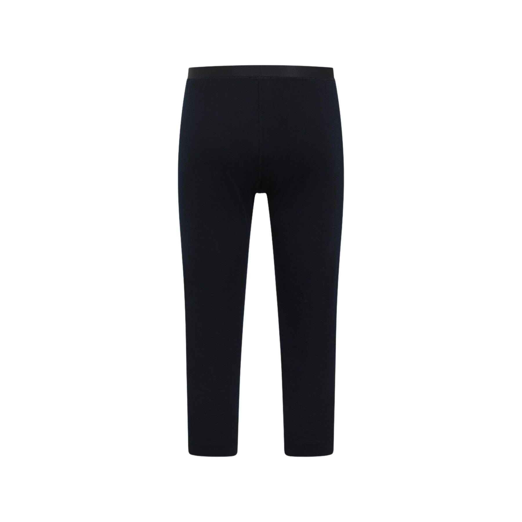 Odlo Men's Natural Merino 200 Base Layer 3/4 Bottoms in Black