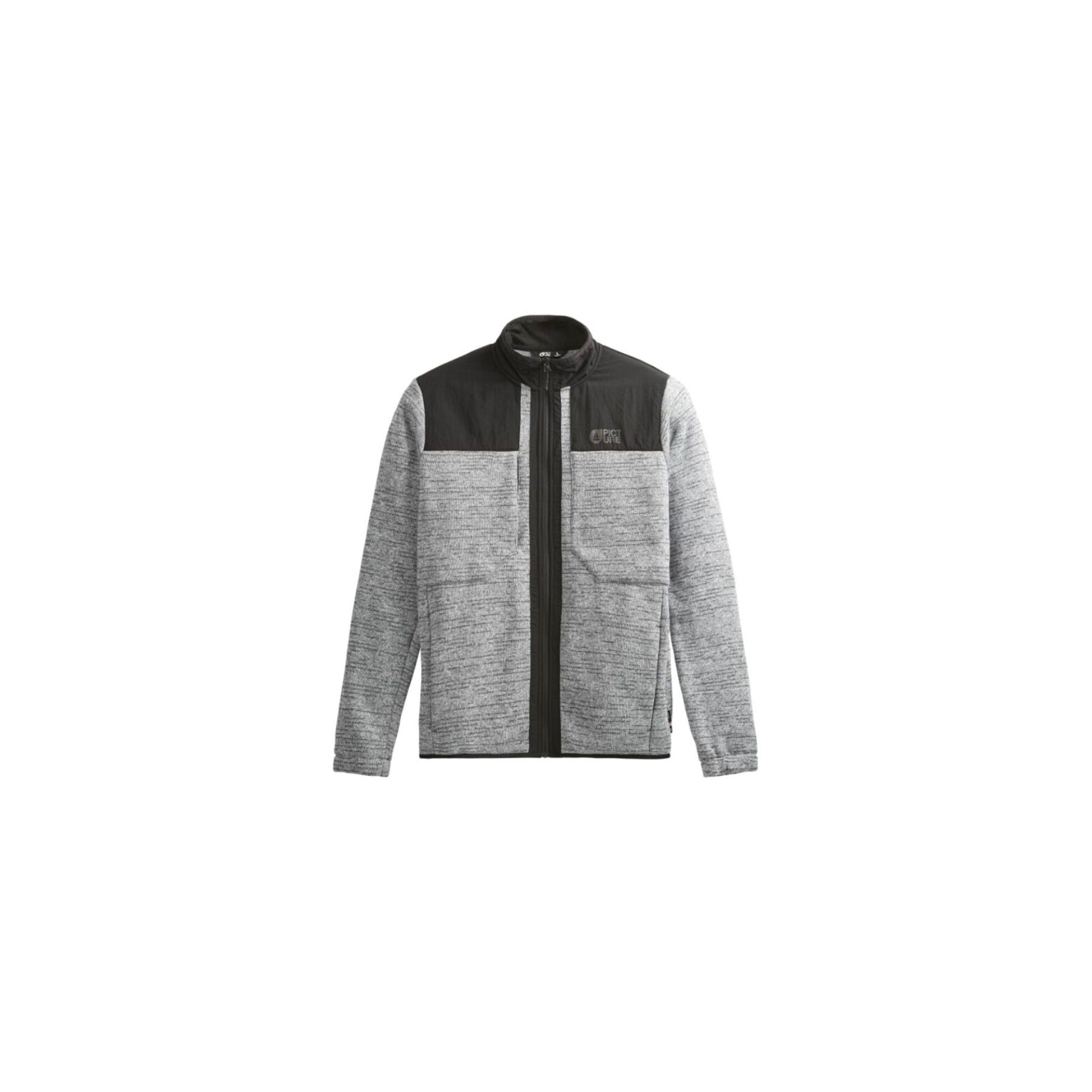 Picture Dauwy Fleece in Grey Melange-Black