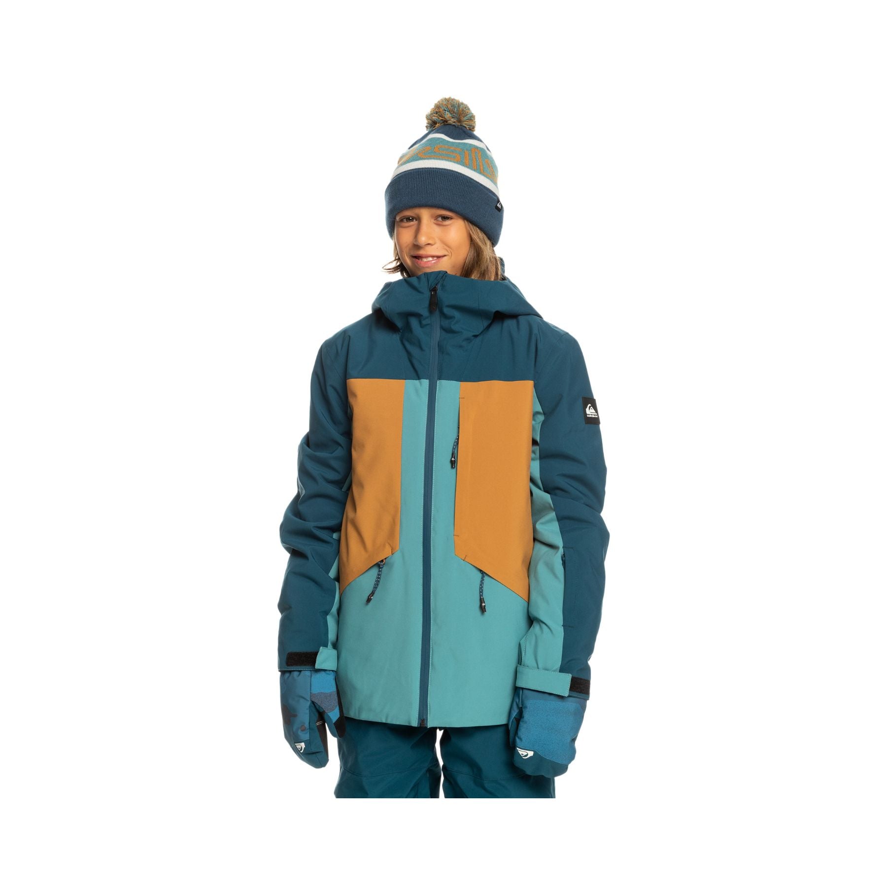 Quiksilver Ambition Youth Jacket in Majolica Blue