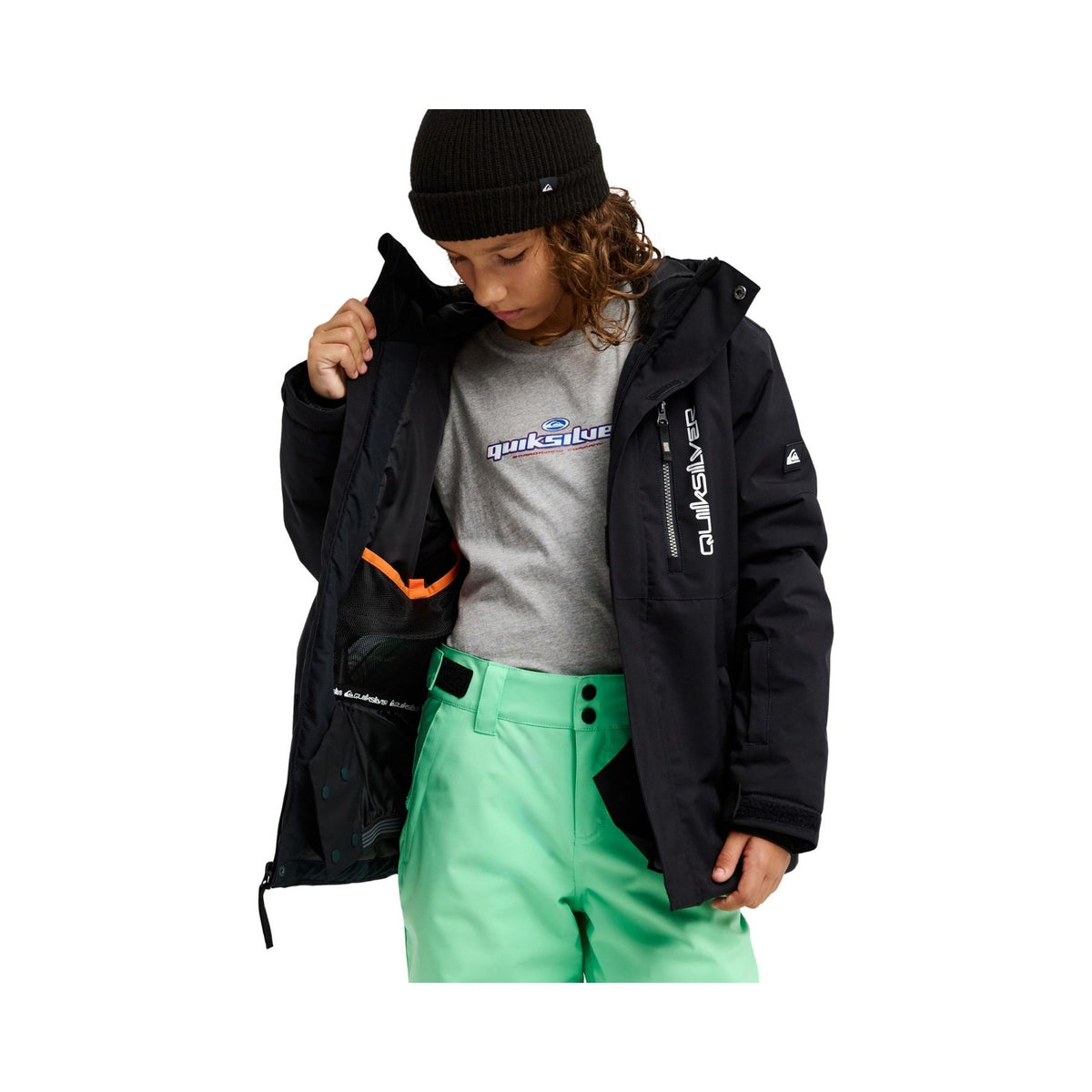 Quiksilver Titano Youth Jacket - Black