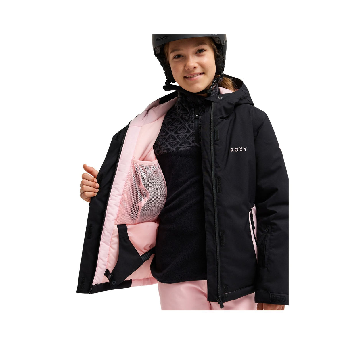Roxy Snowflare Girl's Jacket - True Black