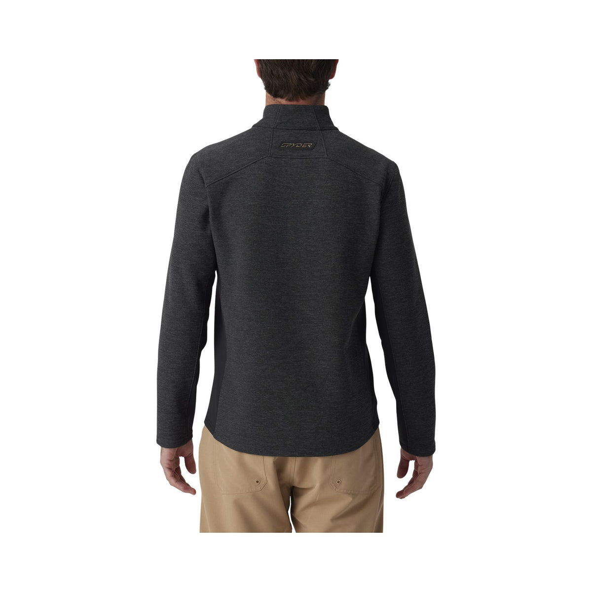 Spyder Bandit 1/2 Zip Jacket - Black Melange