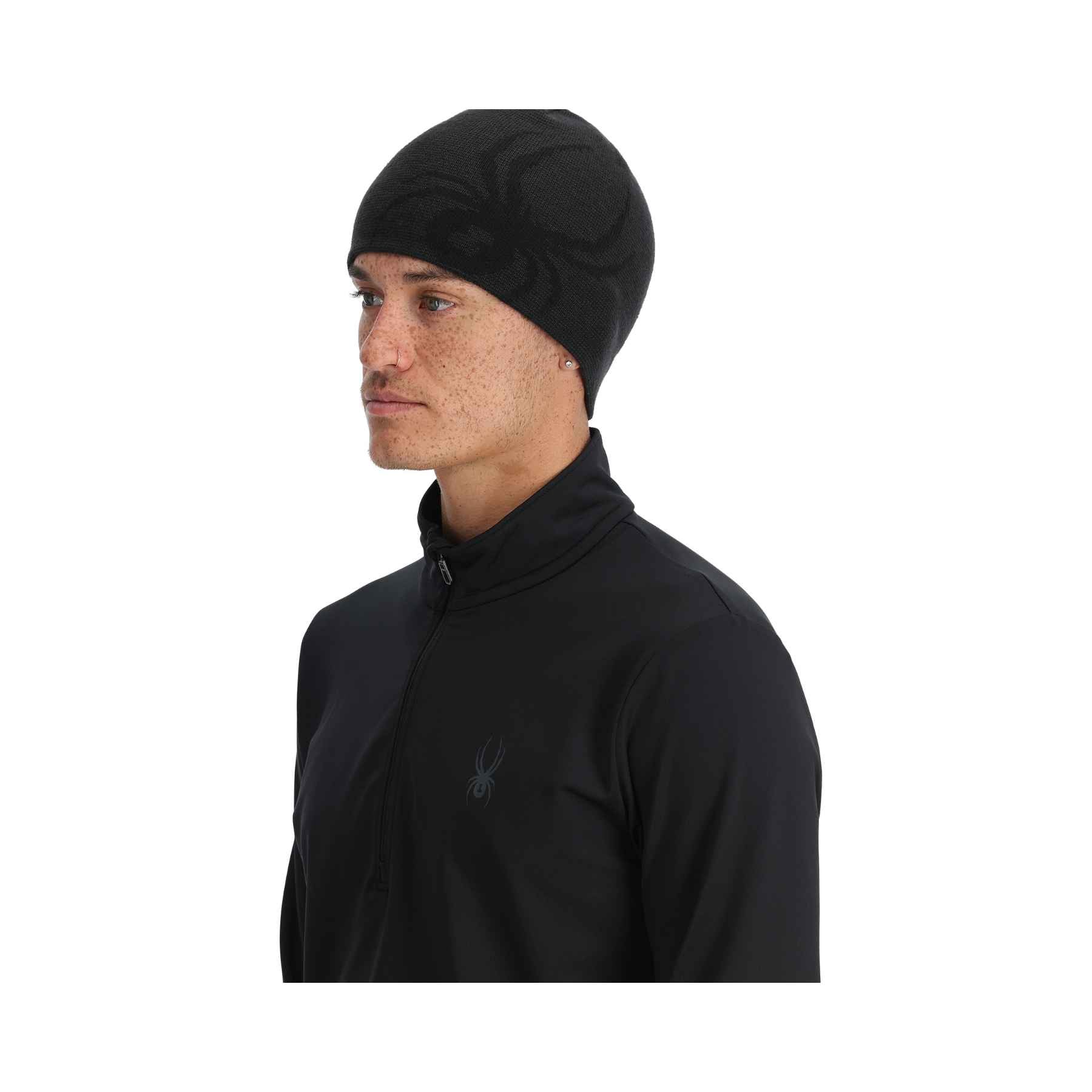 Spyder Reversible Innsbruck Hat in Black
