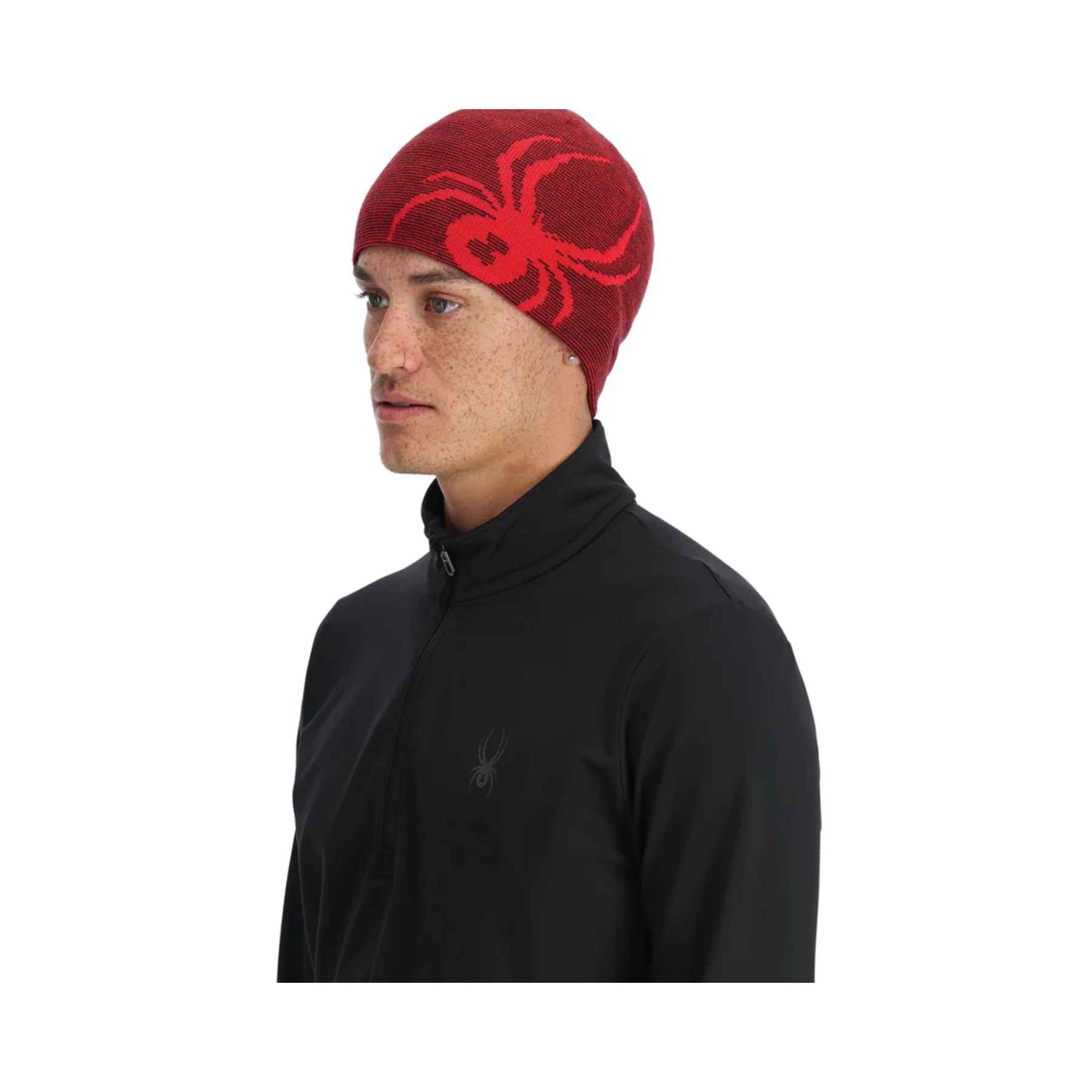 Spyder Reversible Innsbruck Hat in Spyder Red