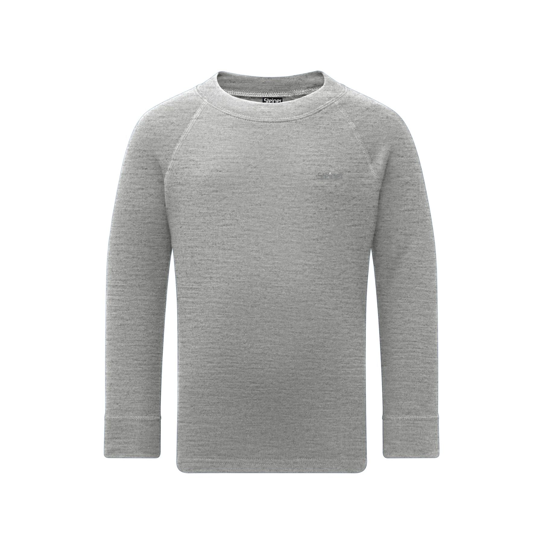 Steiner Kid's Soft-Tec Active Base Layer Top in Grey Marl