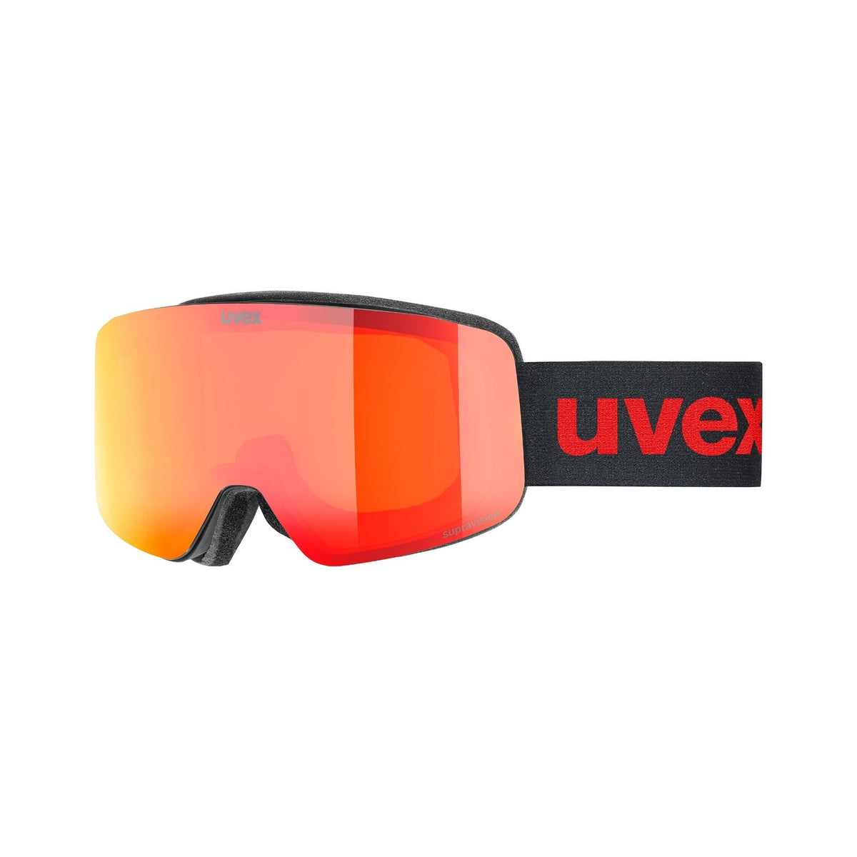 Uvex pwdr FM - Black Matt Red