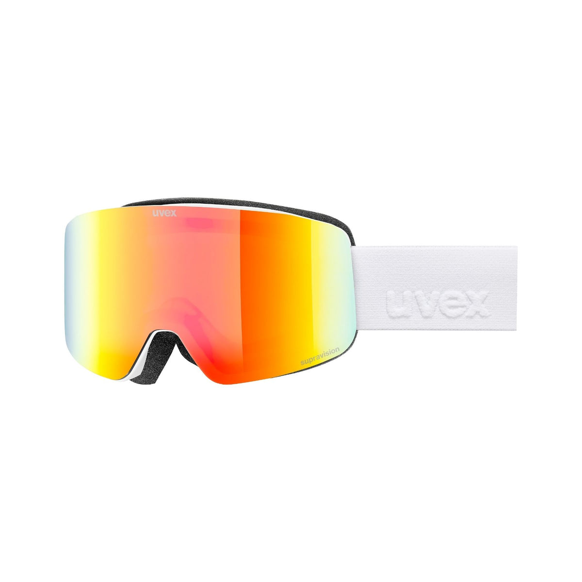 Uvex pwdr FM - White Matt Rainbow