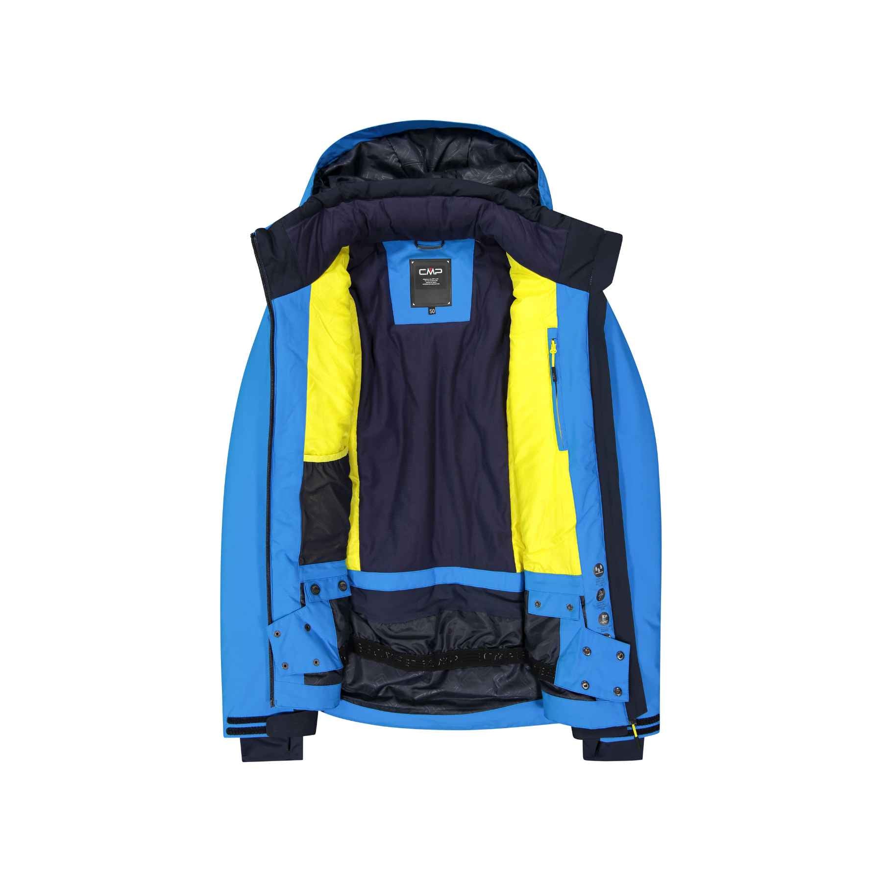 CMP Men's Twill Ski Jacket in Royal Blue