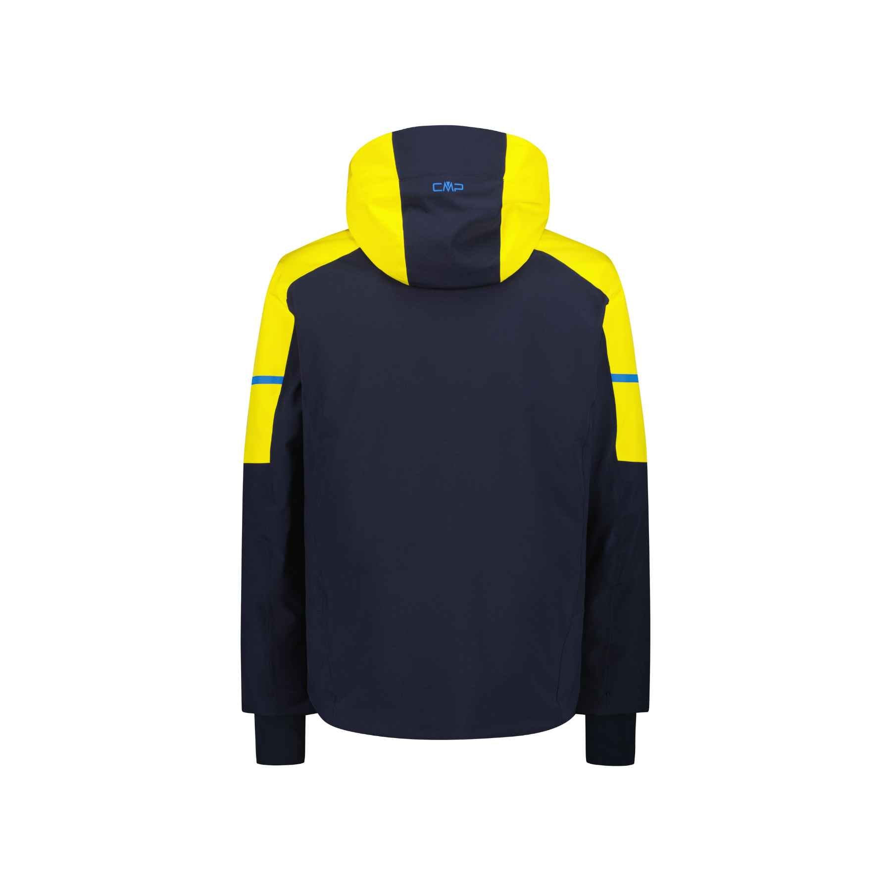 CMP Men's Ski Jacket in Black Yellow