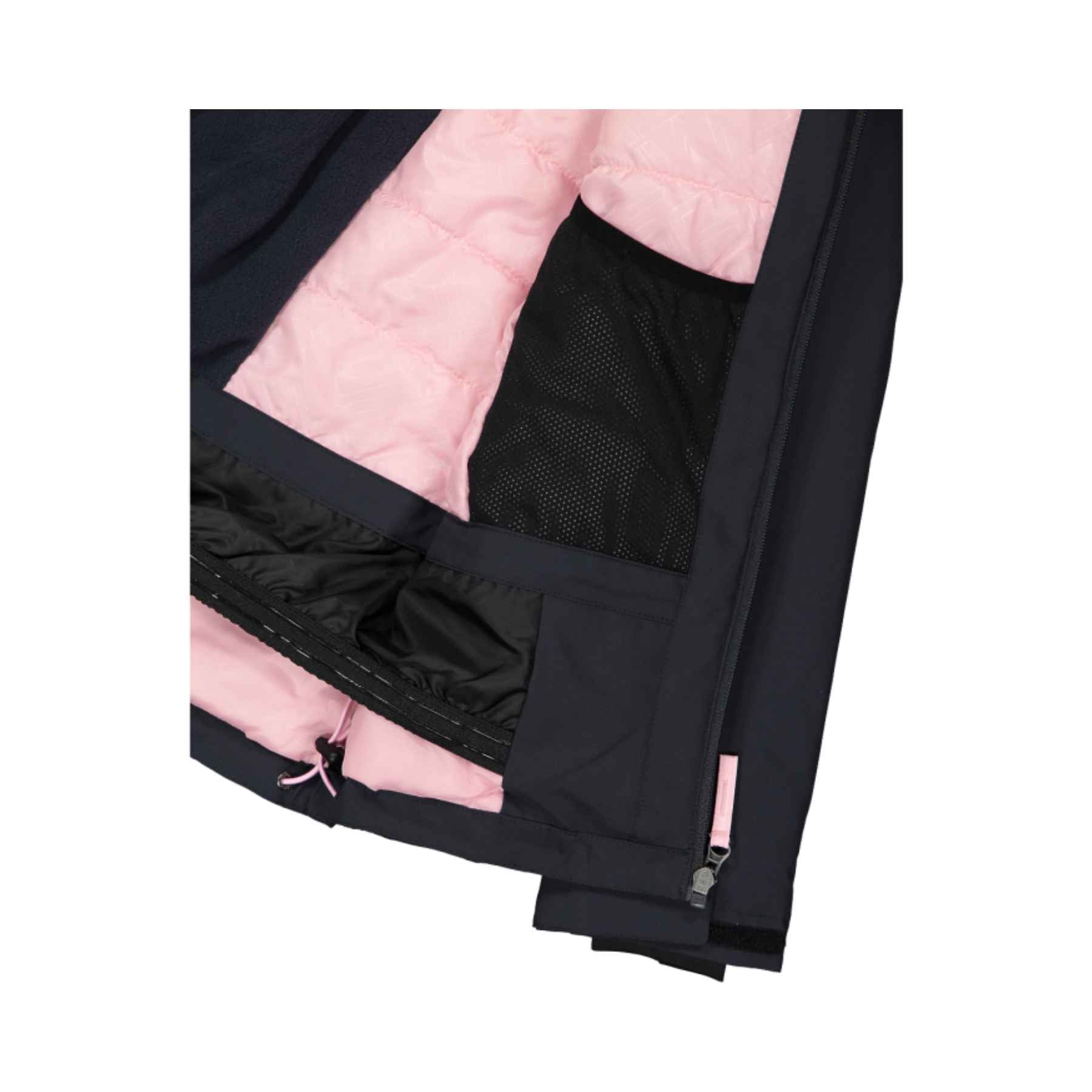 CMP Girl's Ski Jacket in Antracite Pink
