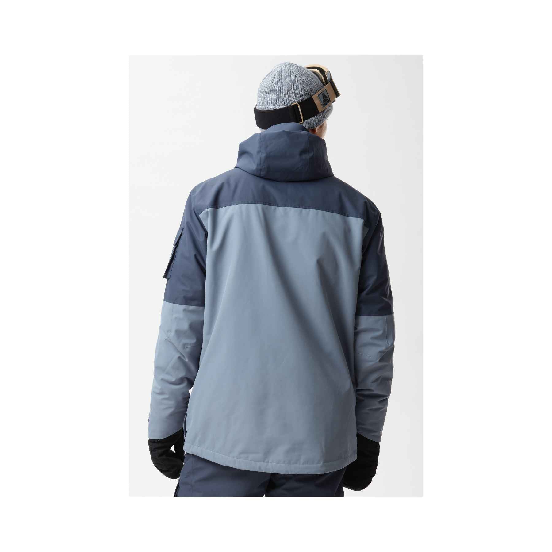 Colourwear Eagle Jacket in Grey Blue