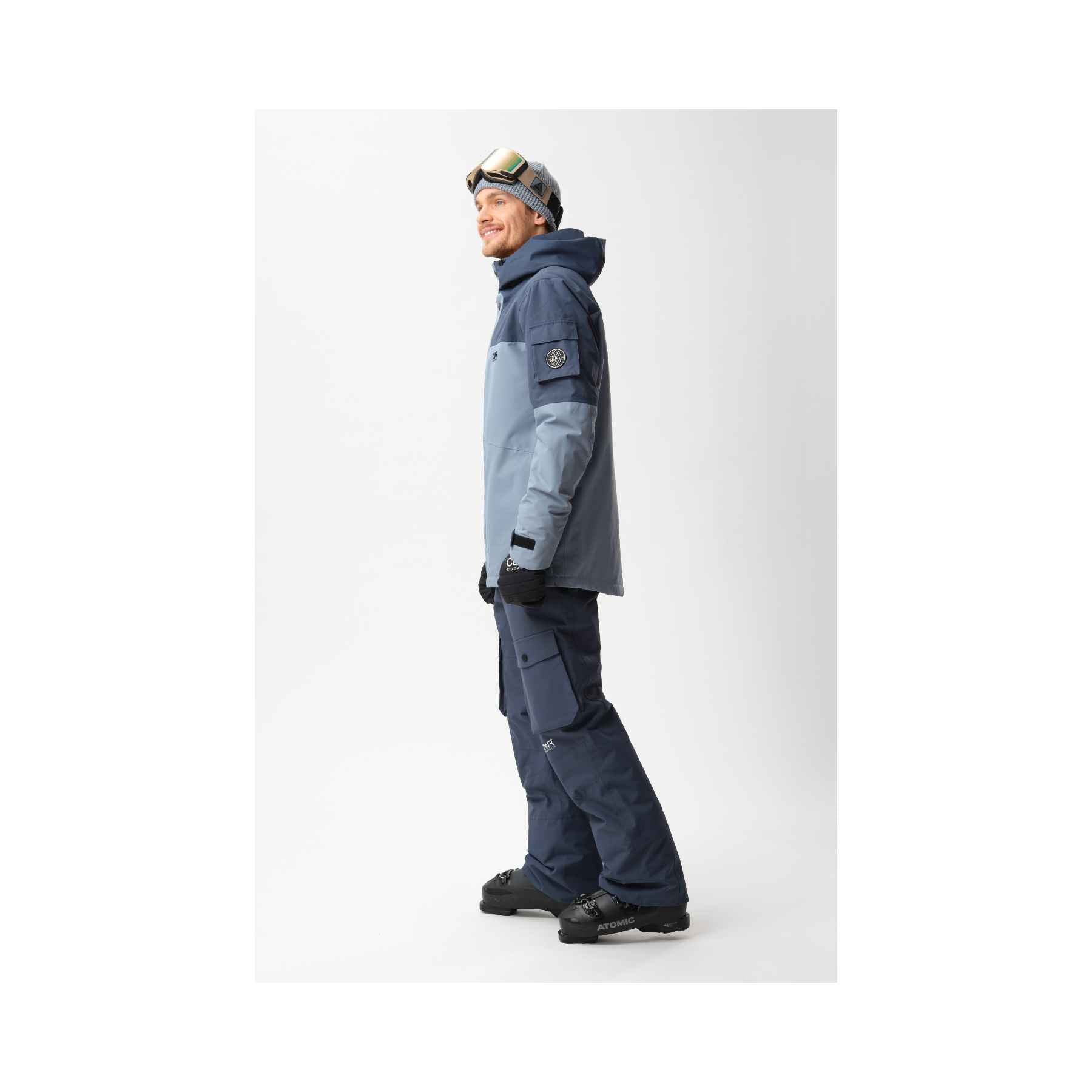 Colourwear Eagle Jacket in Grey Blue