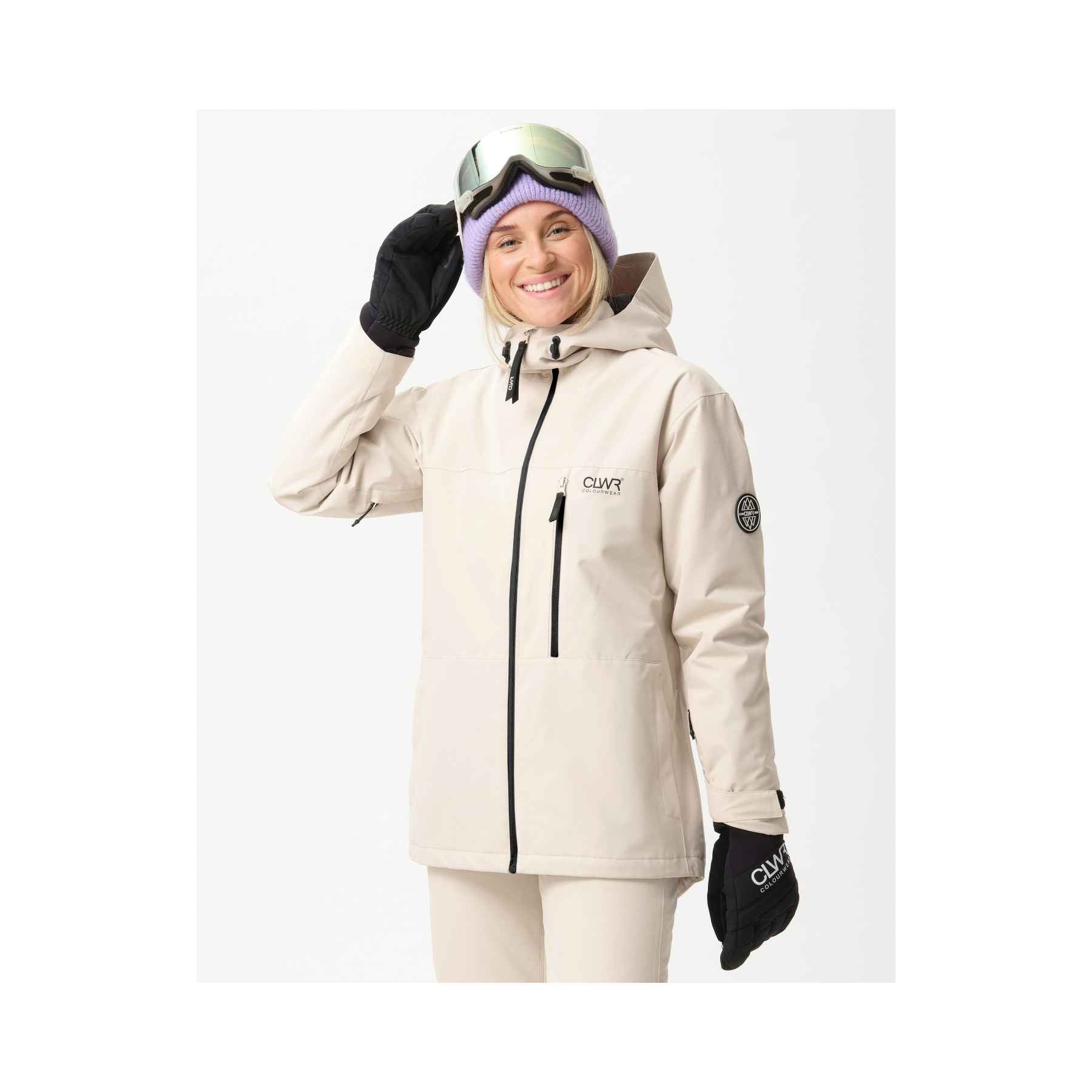 Colourwear Cookie Jacket in Off-White