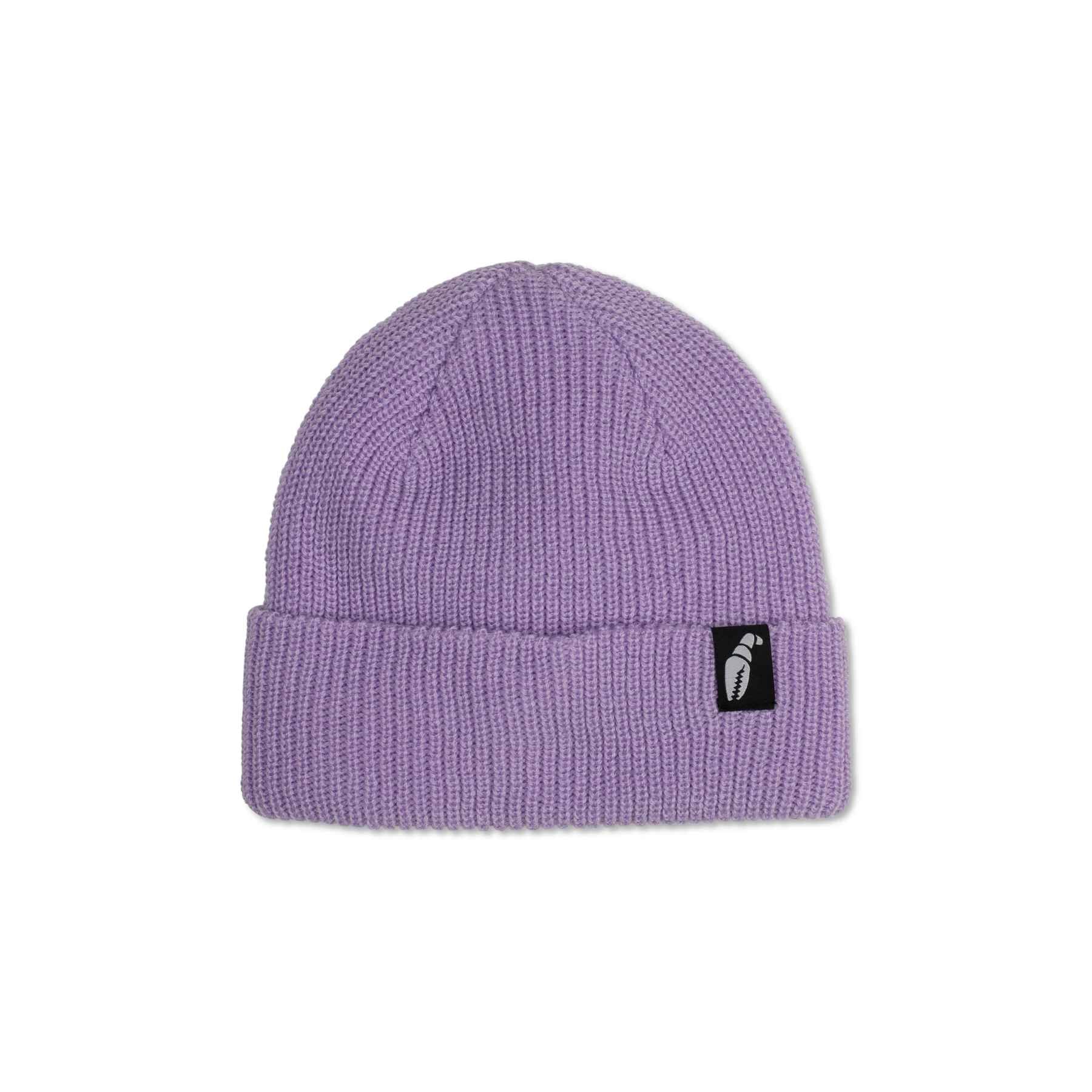 Crab Grab Claw Label Beanie in Pastel Purple