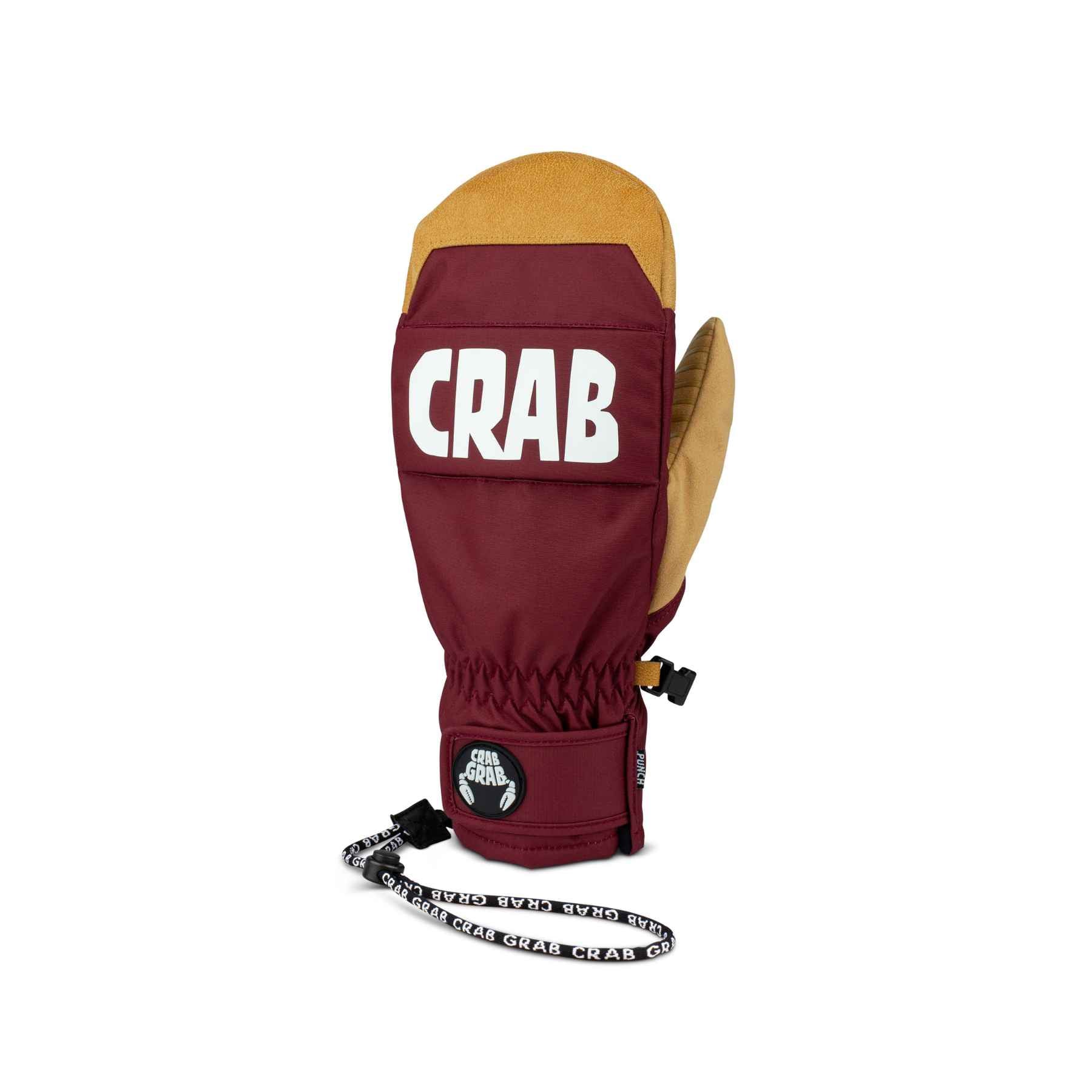 Crab Grab Punch Mitt in Maroon