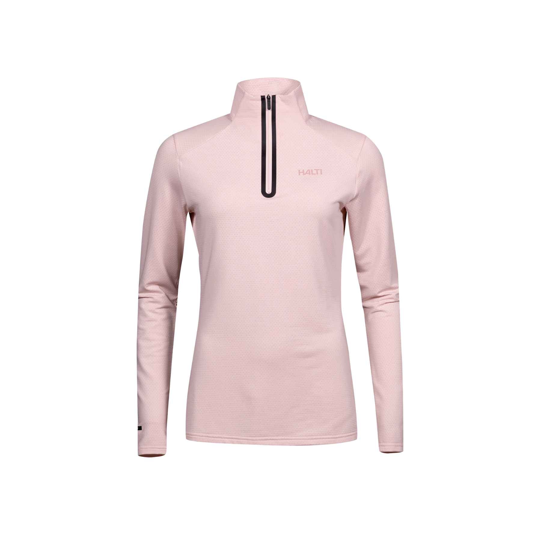 Halti Jaako W Half Zip in Veiled Pink