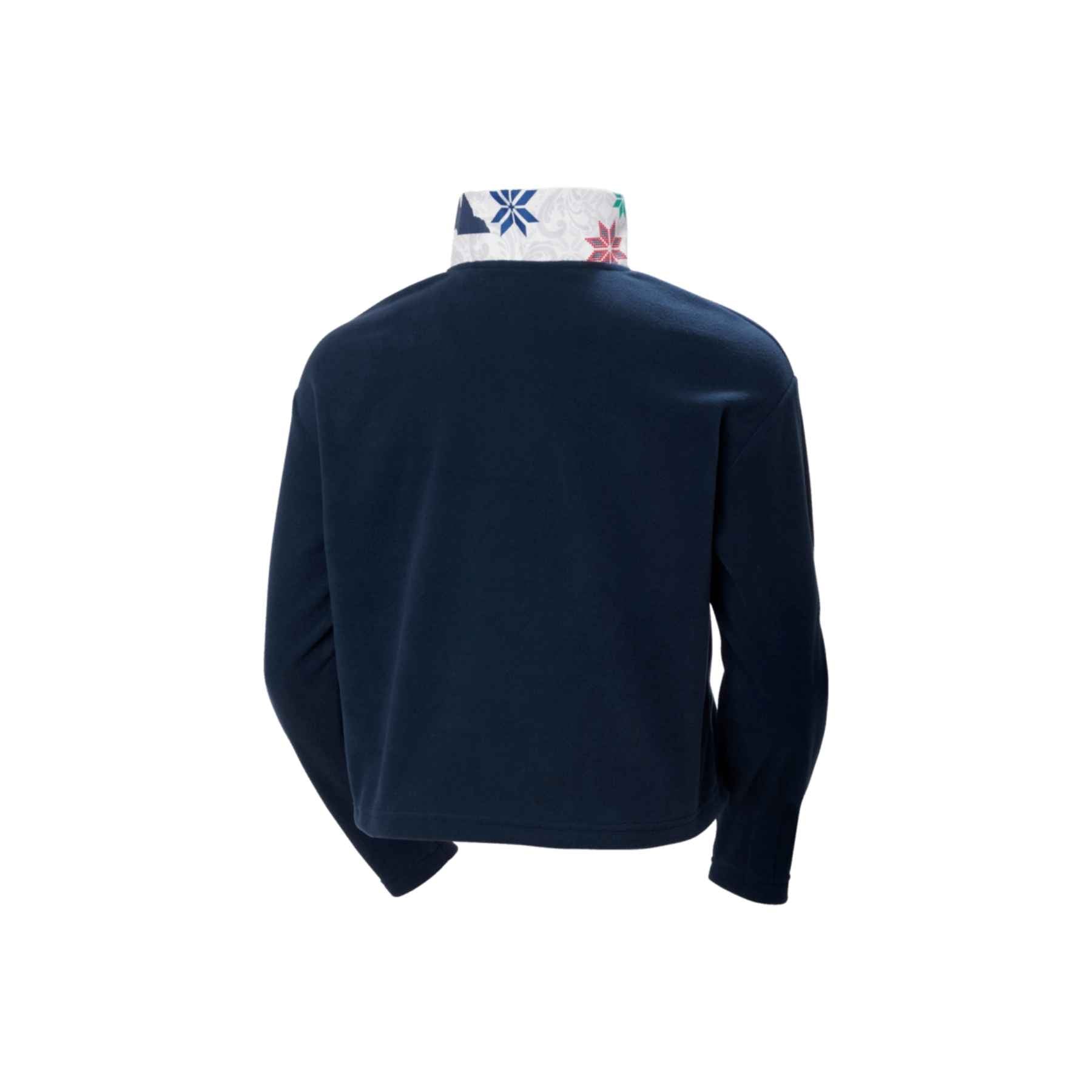 Helly Hansen W Daybreaker Cropped Fleece in Navy Cortina