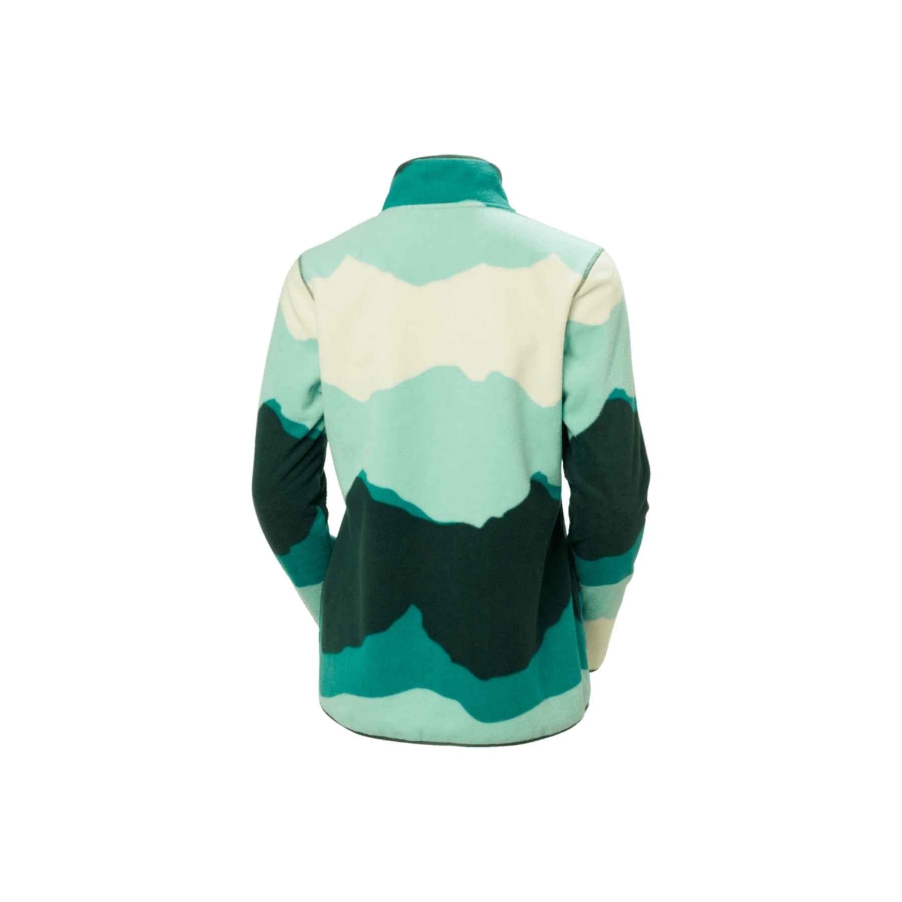 Helly Hansen W Maridalen Printed Fleece in Lagoon Mountain Peak