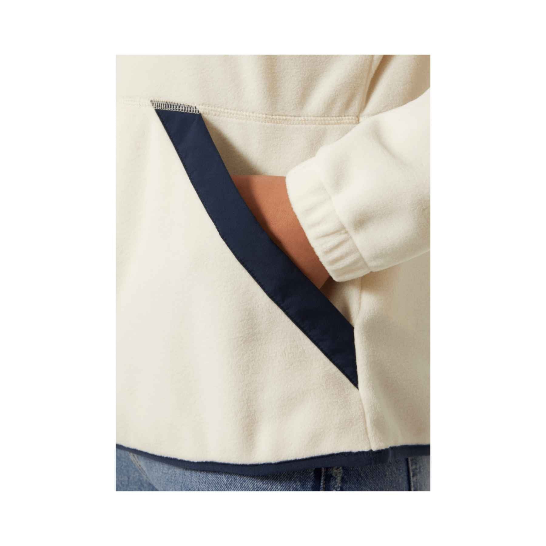 Helly Hansen W Rig Fleece 1/2 Zip in Cream